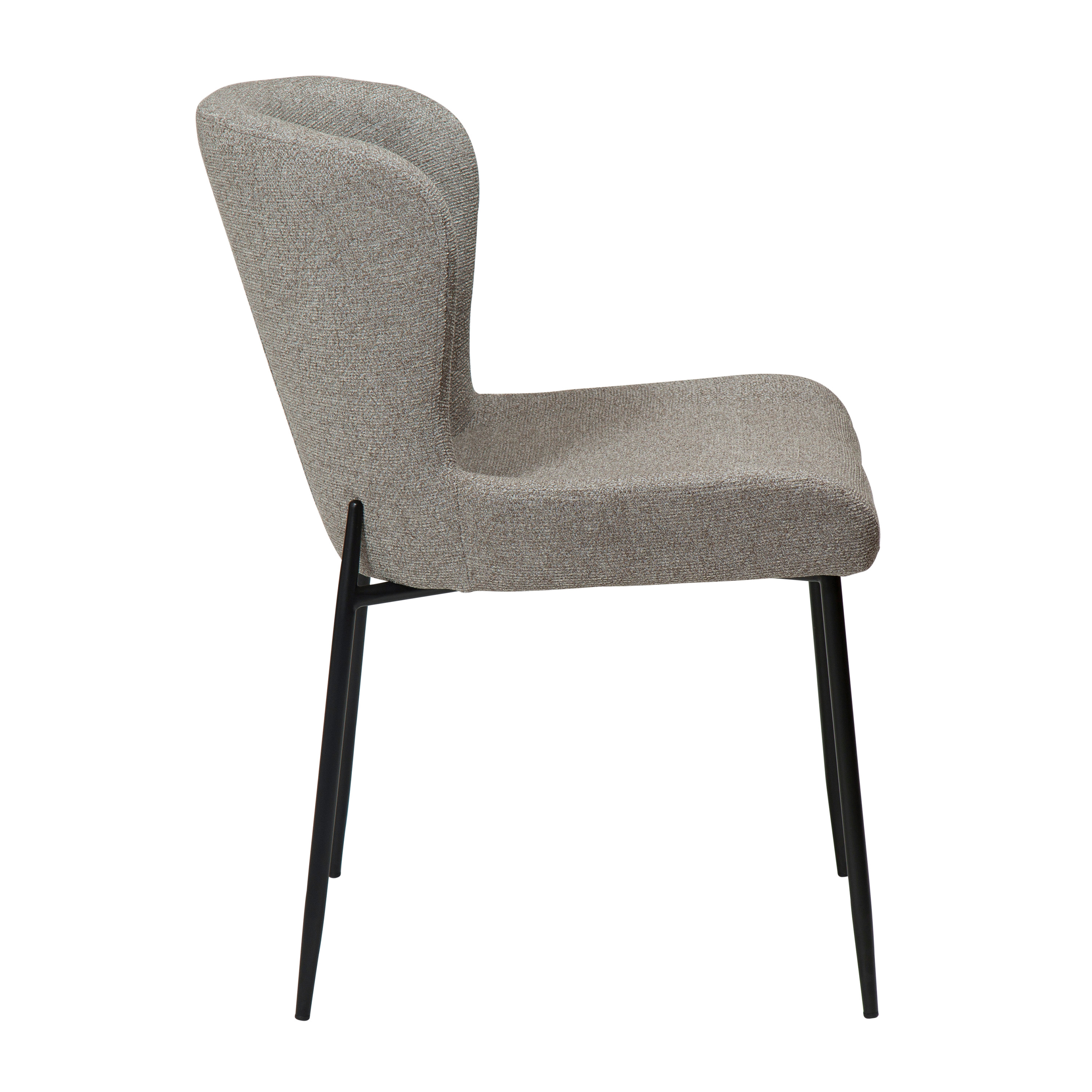 Dan Form Glam Ruokapöydän tuoli Pebble Earth Bouclé