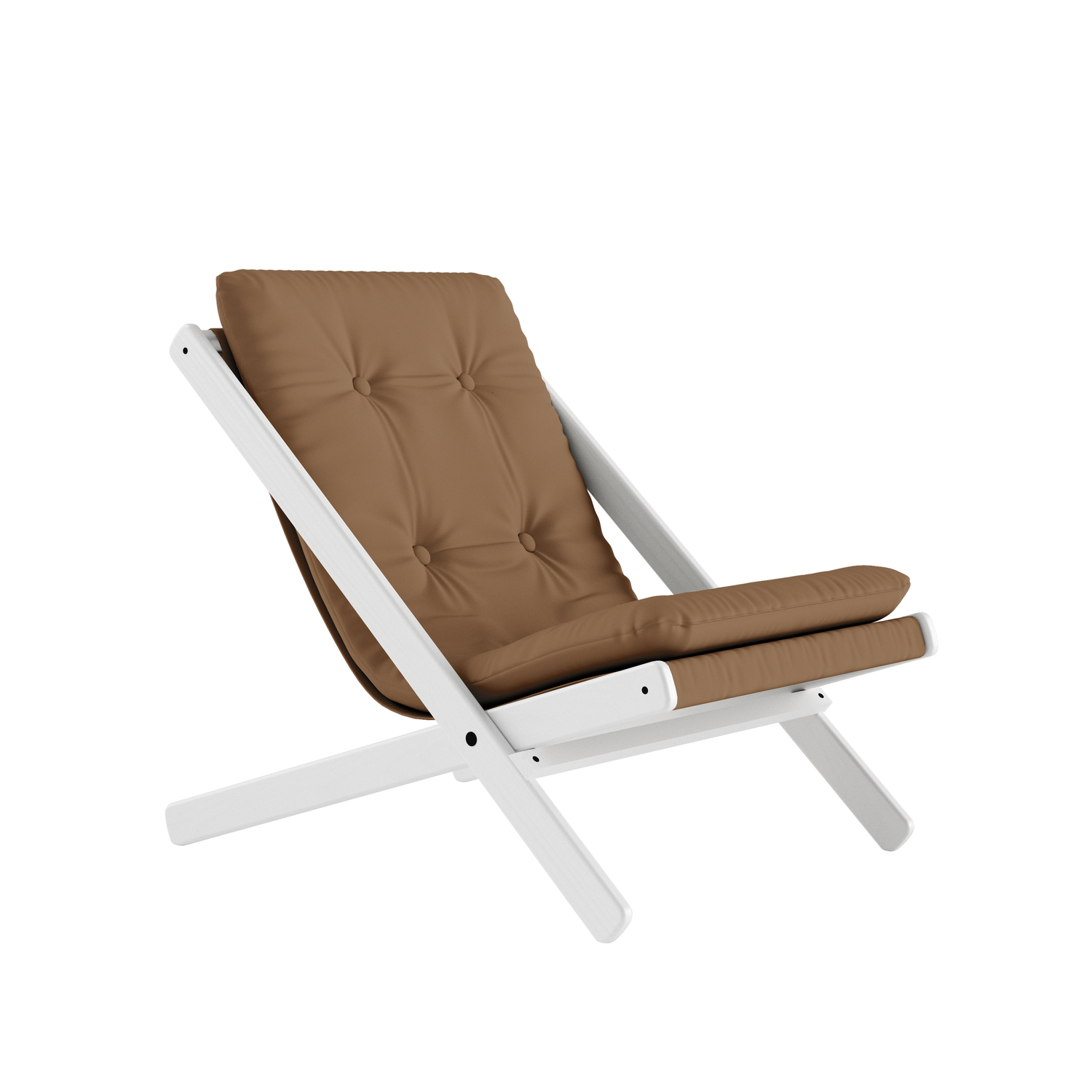Karup Design - Boogie Loungesessel Weiß/Mokka - Braun