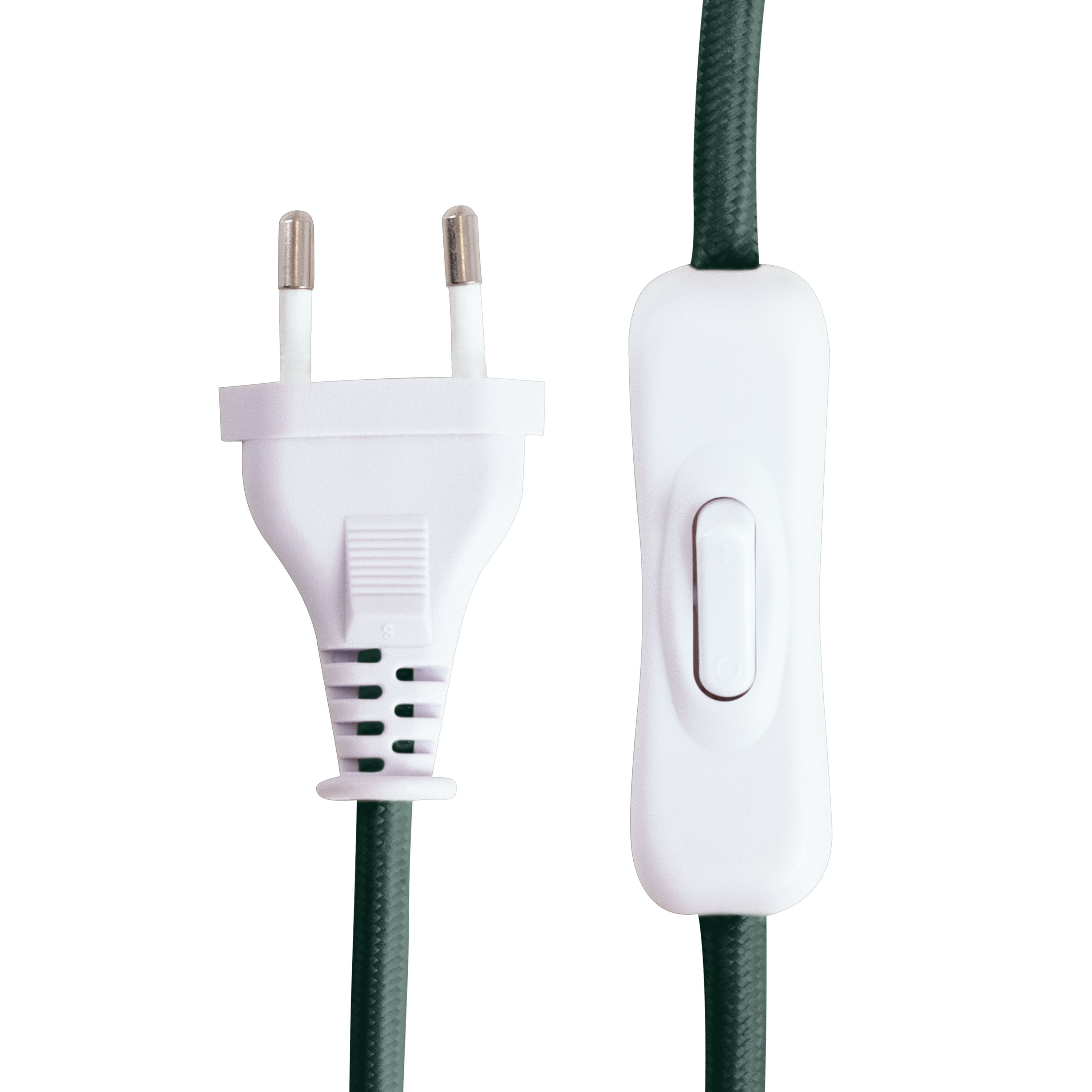 Globen Lighting Castello Bordslampa Mörkgrön marmor/Beige 24cm