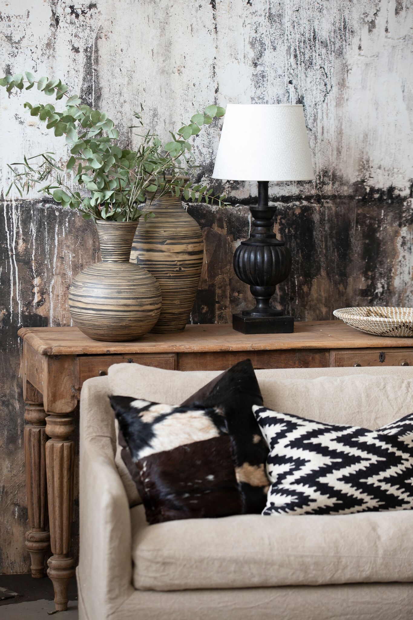 Hallbergs Belysning Louis Lampfot Svart 52cm