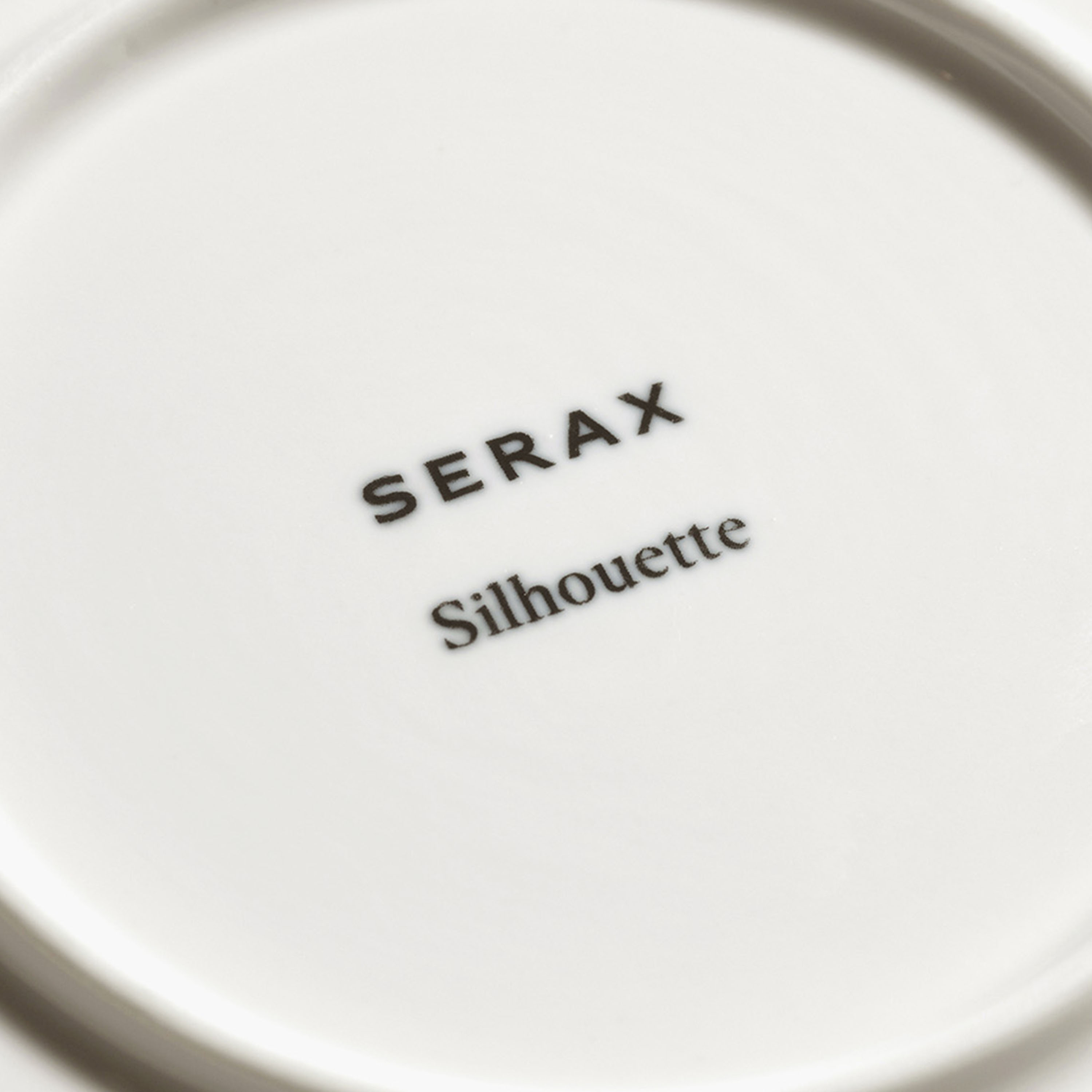 Serax Silhouette Djup Tallrik White Ø24 4-pack