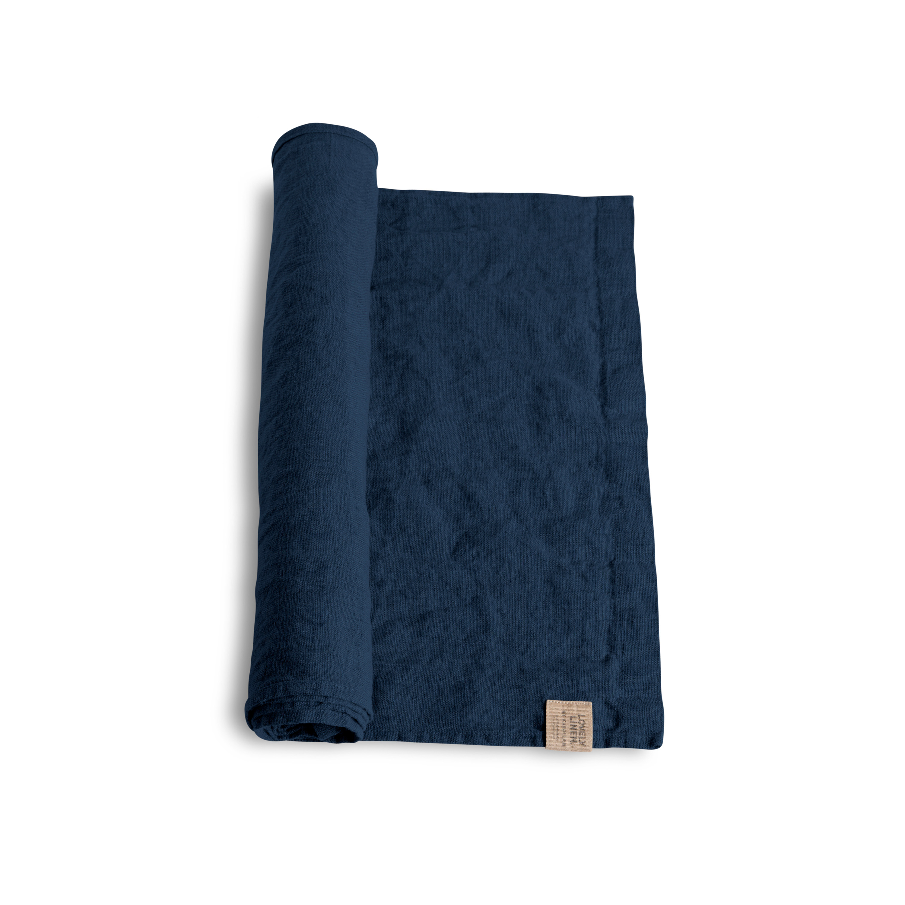 Lovely Löpare Linne Midnight Blue 47x150