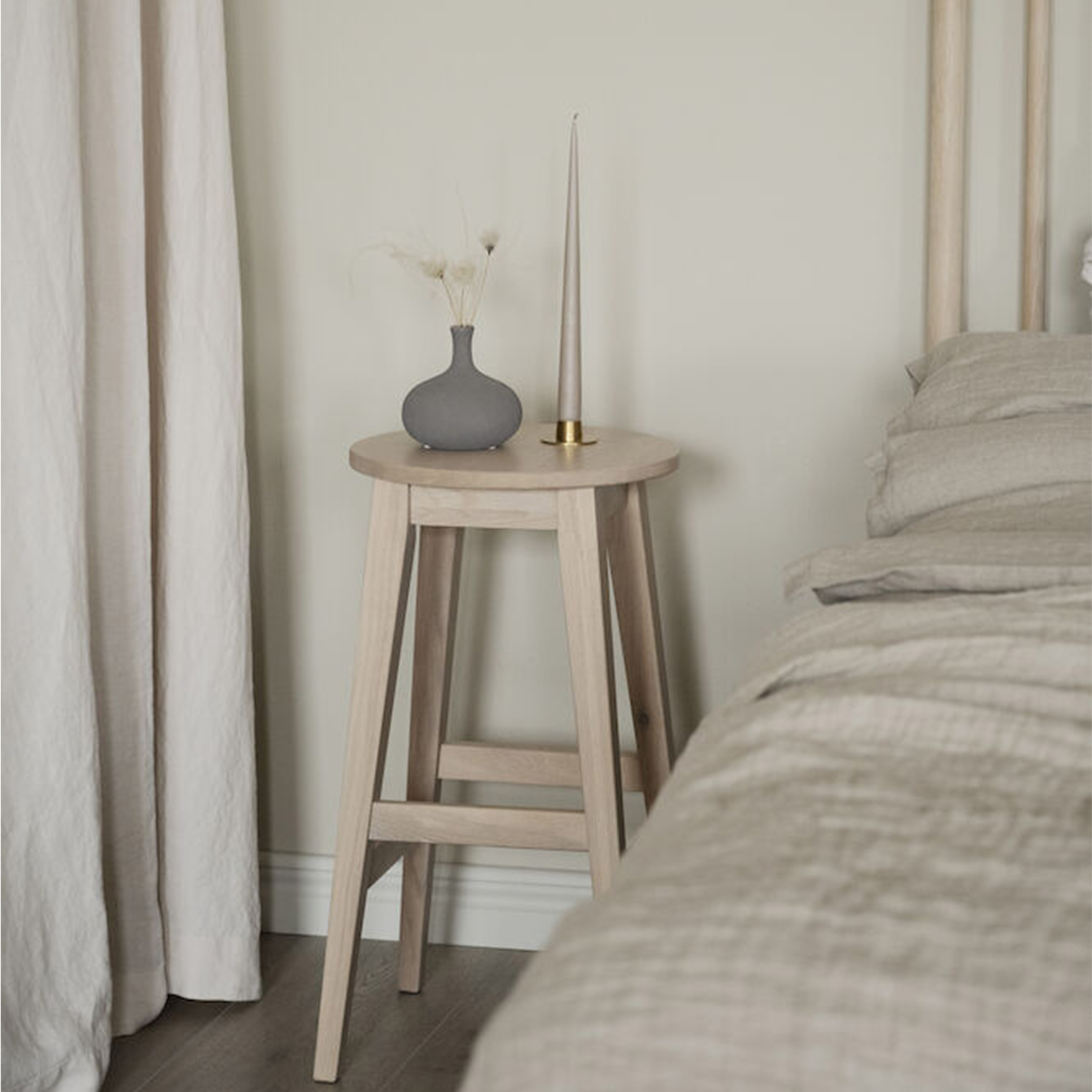 Rowico Home Austin Barstol Vitpigmenterad Ek