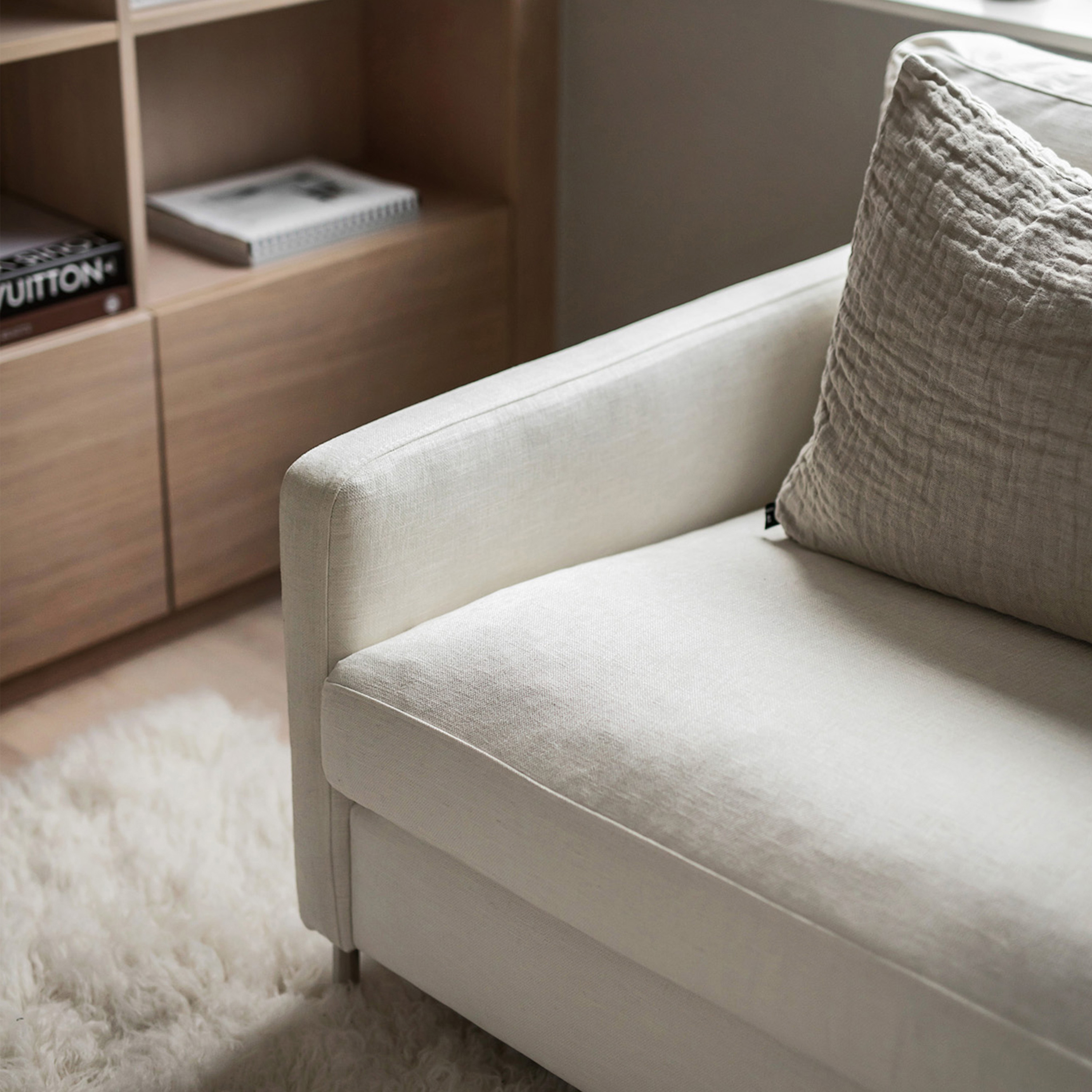 Sleepo Collection Åre 3-sits Soffa Vit 227cm