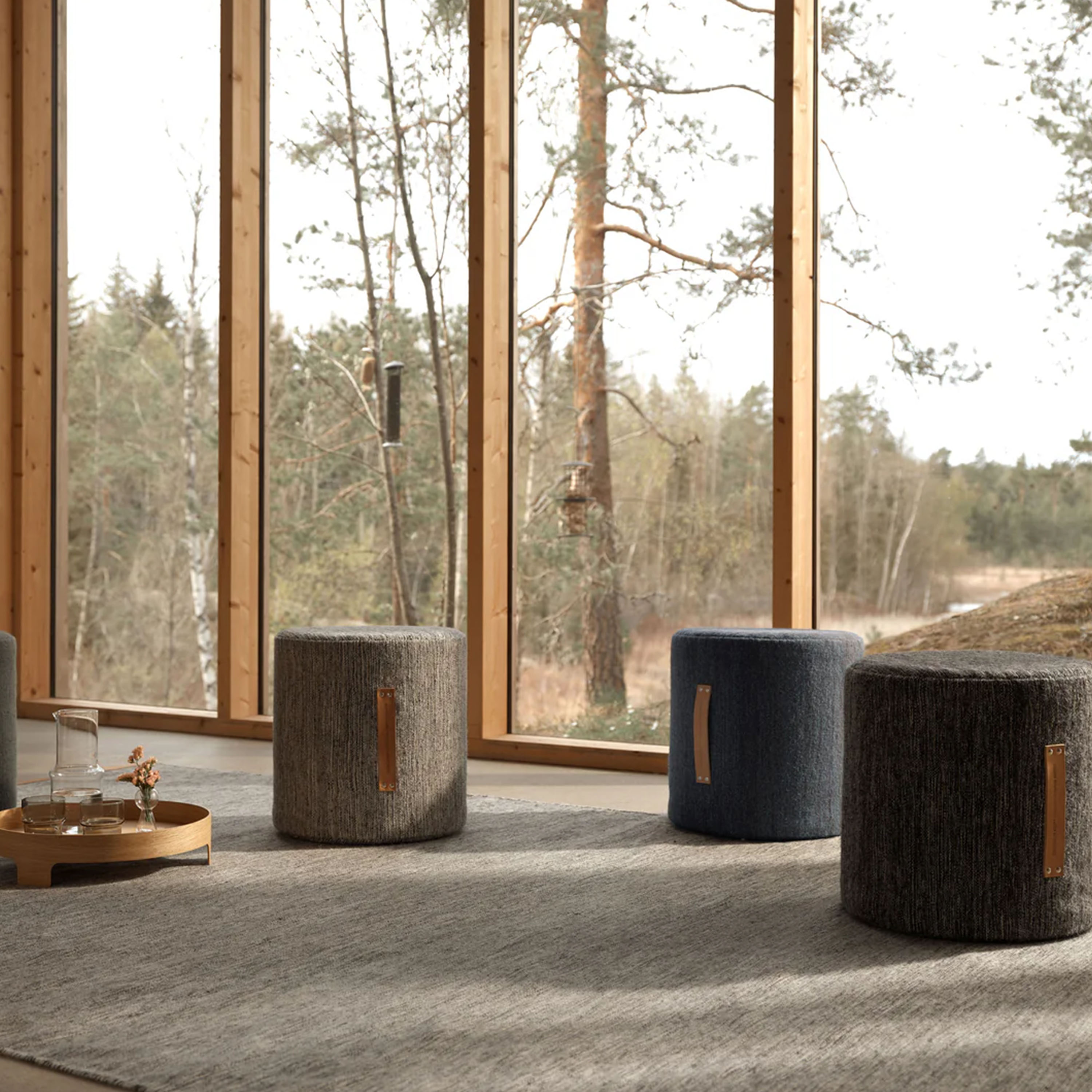 Design House Stockholm Björk Ullmatta Ljusgrå 200x300