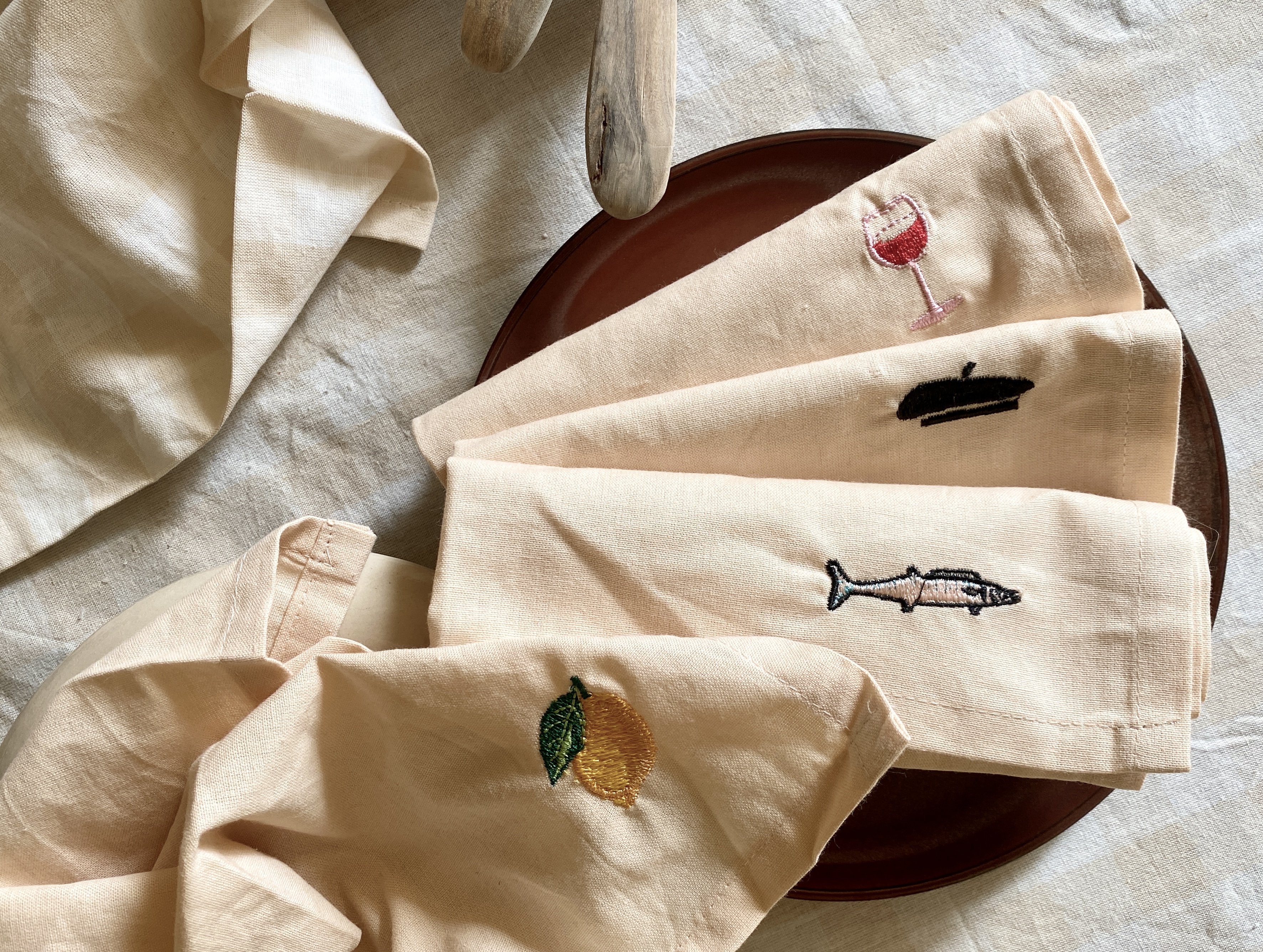 Midnatt Déjeuner Servett 4-pack