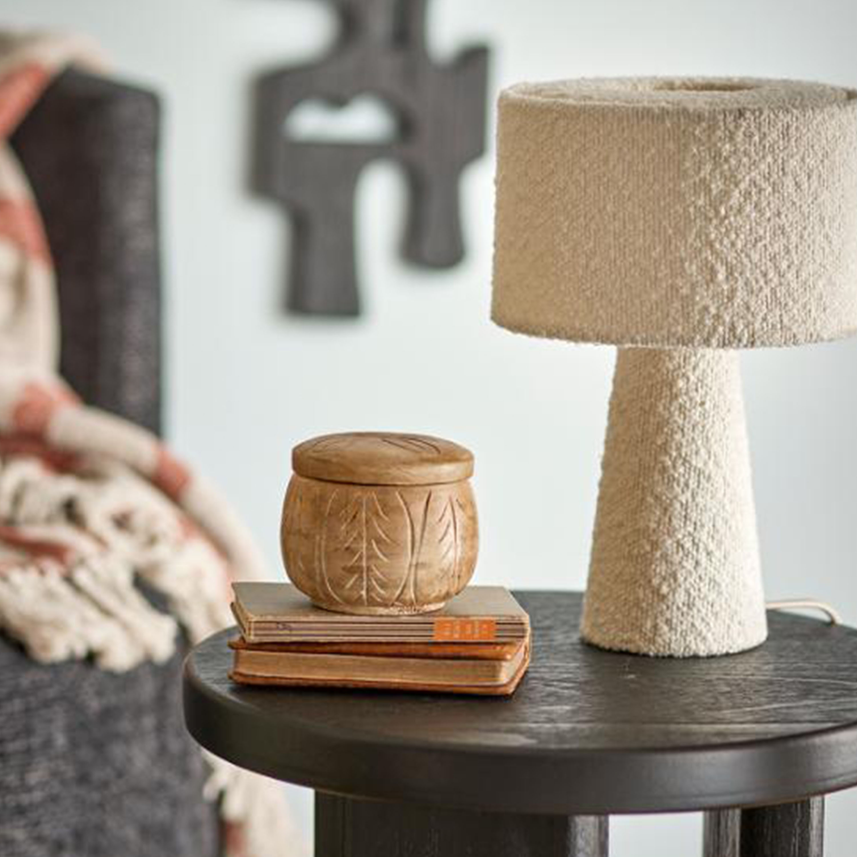 Bloomingville Emmie Pöytävalaisin White 30cm