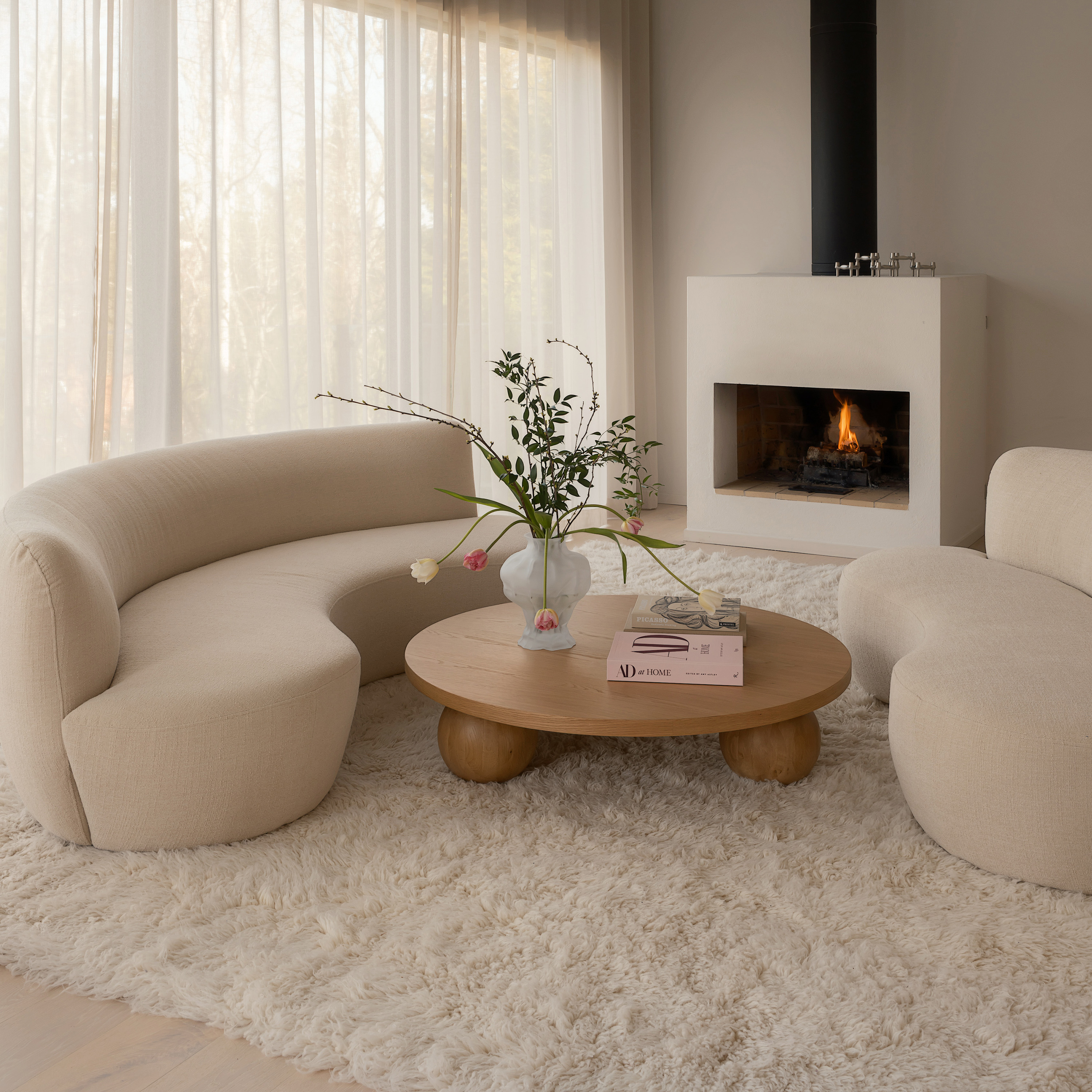 Sleepo Collection Fluffy Flokati Teppe 170x240