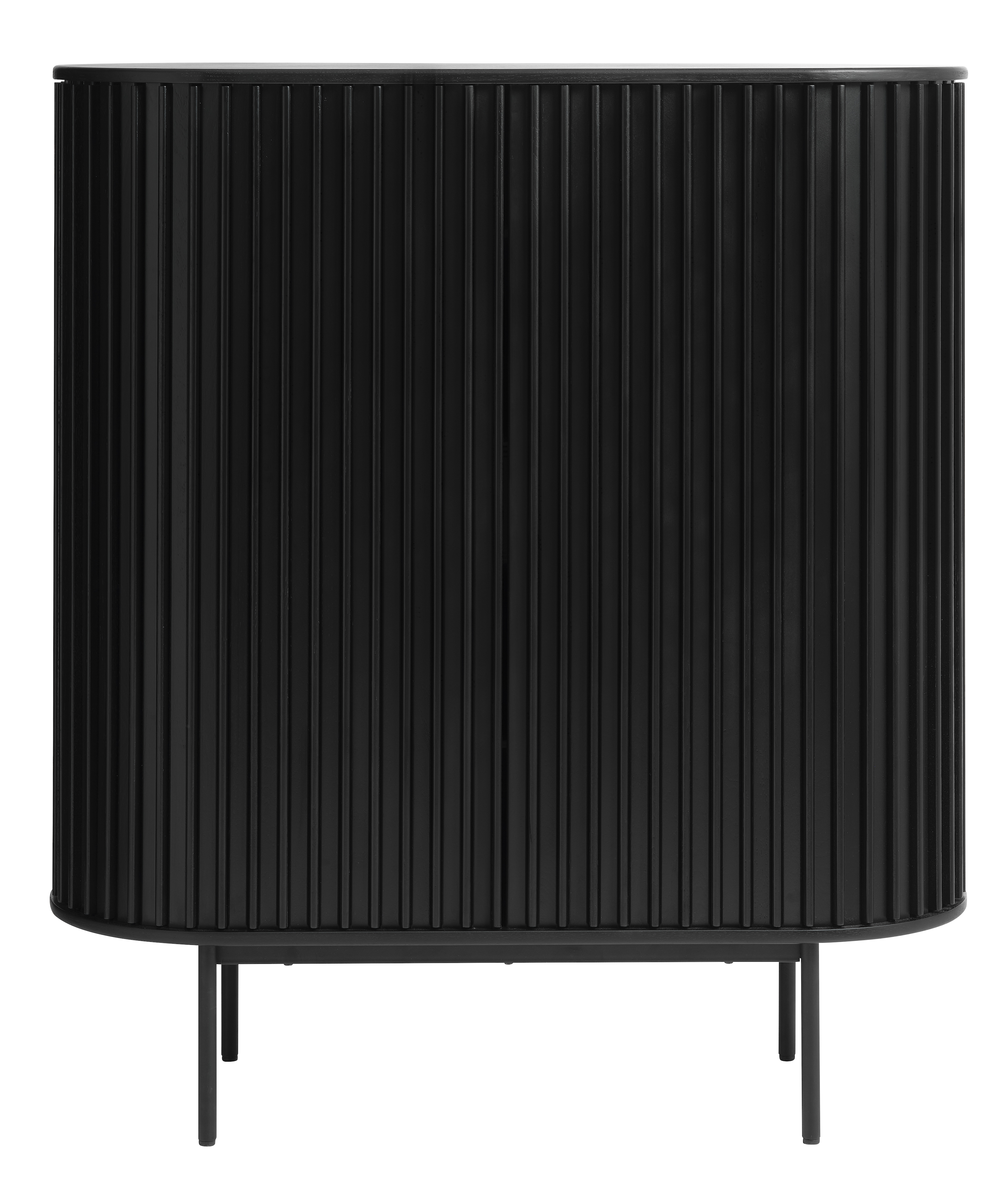 Nordic Home - Freja Skåp Black Oak 125cm - Svart
