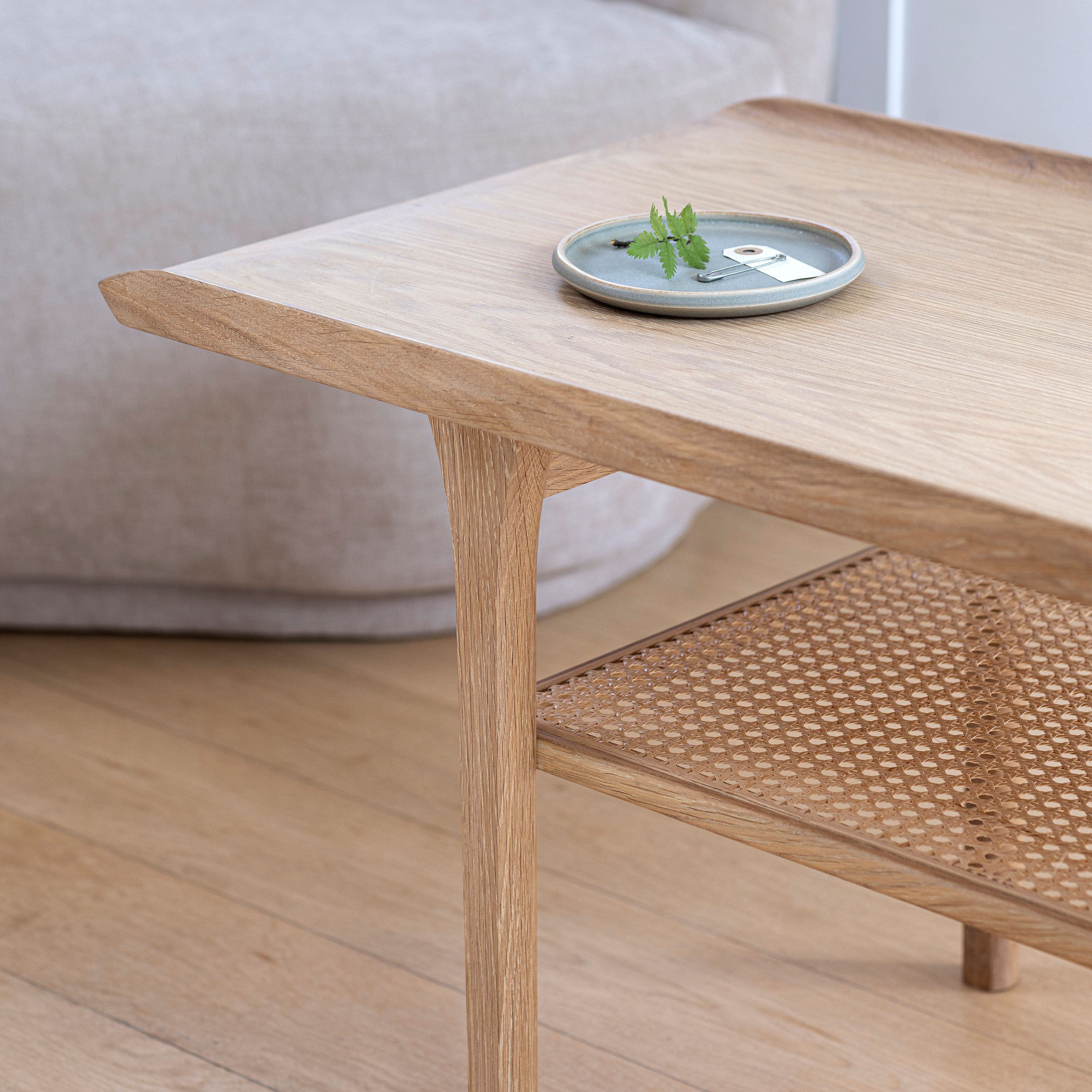 Aakjaer Furniture No.25 Sohvapöytä Valkoöljytty Tammi