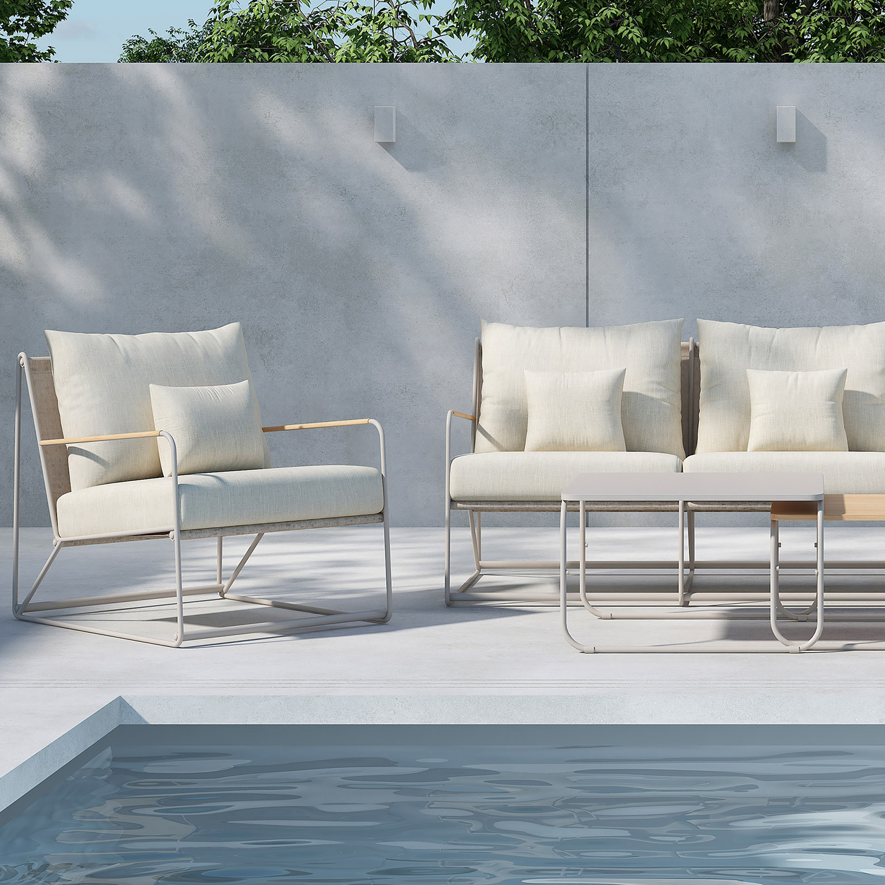 Venture Home Palazzo Loungeset Beige/Beige