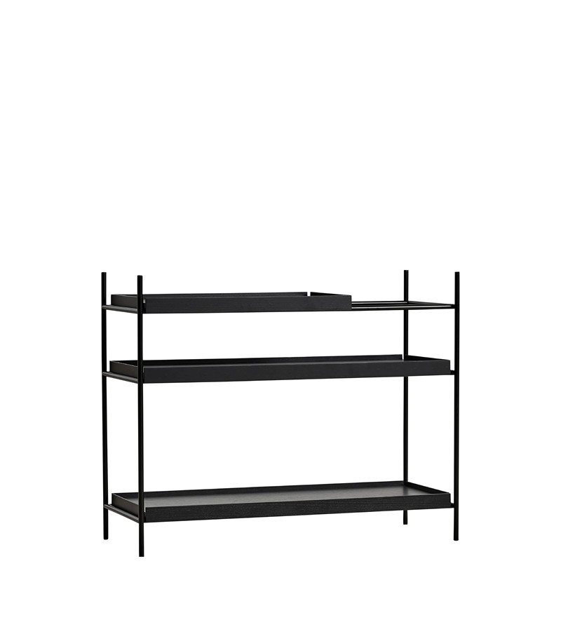 Woud - Tray Hylla Svart 81cm