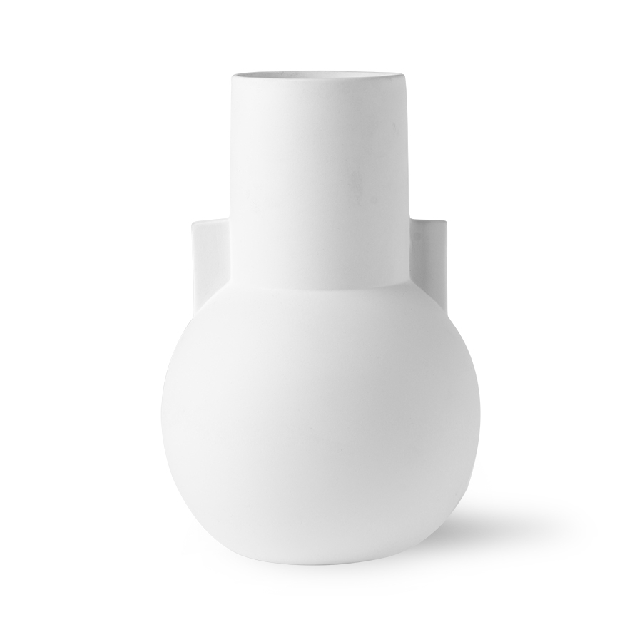 HKliving - Curve Vase 26cm - Weiß