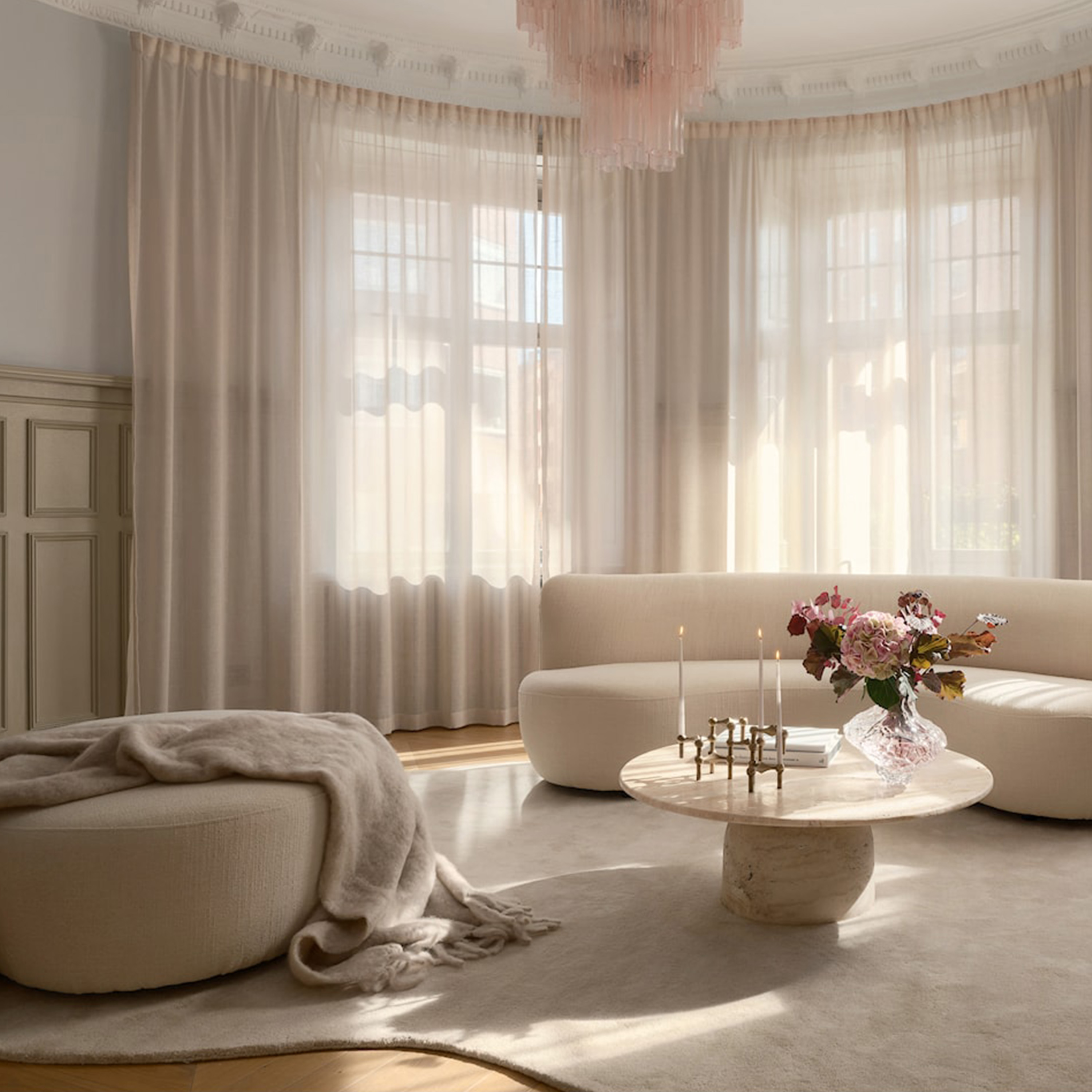 Sleepo Collection Stormi Ullmatta Beige 170x230