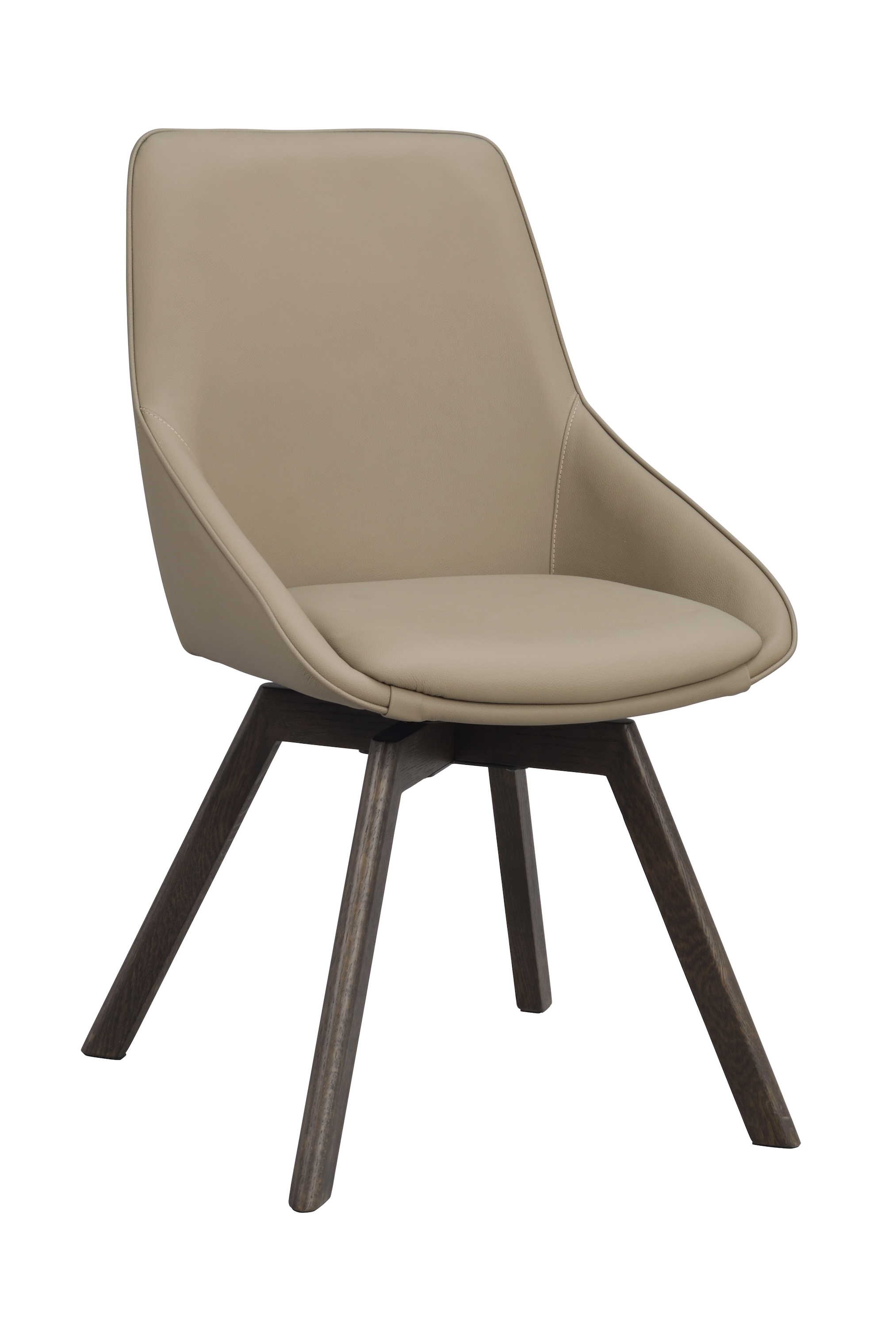 Rowico Home Alison Matstol Beige Läder/Brun