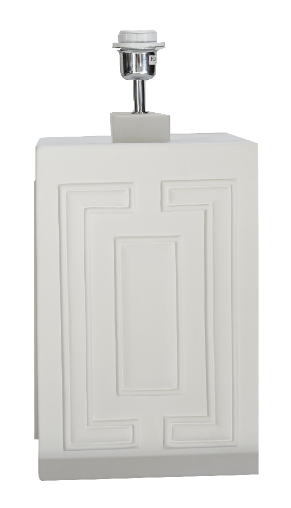 Hallbergs Belysning - Stucco Lampenfuß Weiß Matt - Lampenfüße