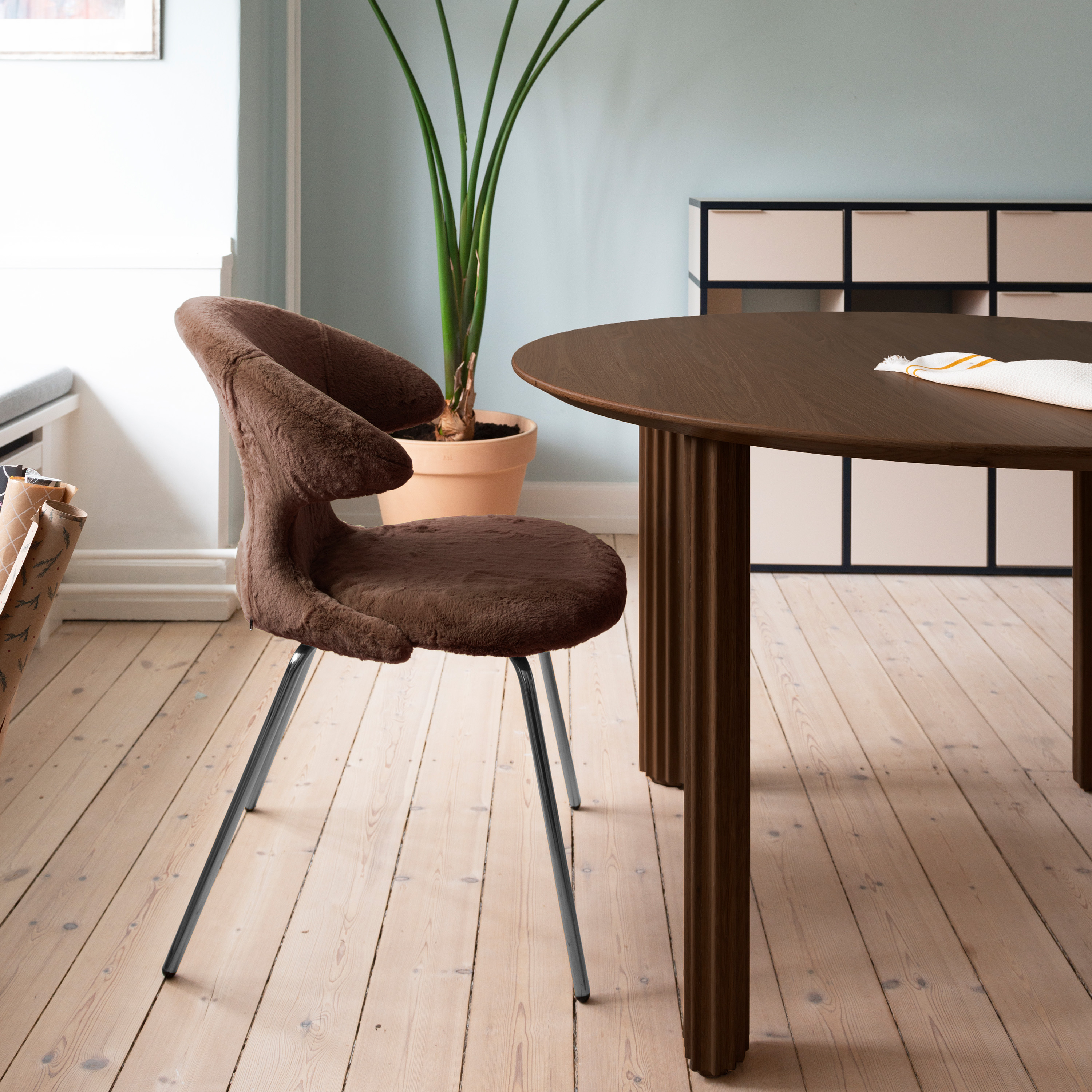 Umage Comfort Circle Spisebord Dark Oak Ø120