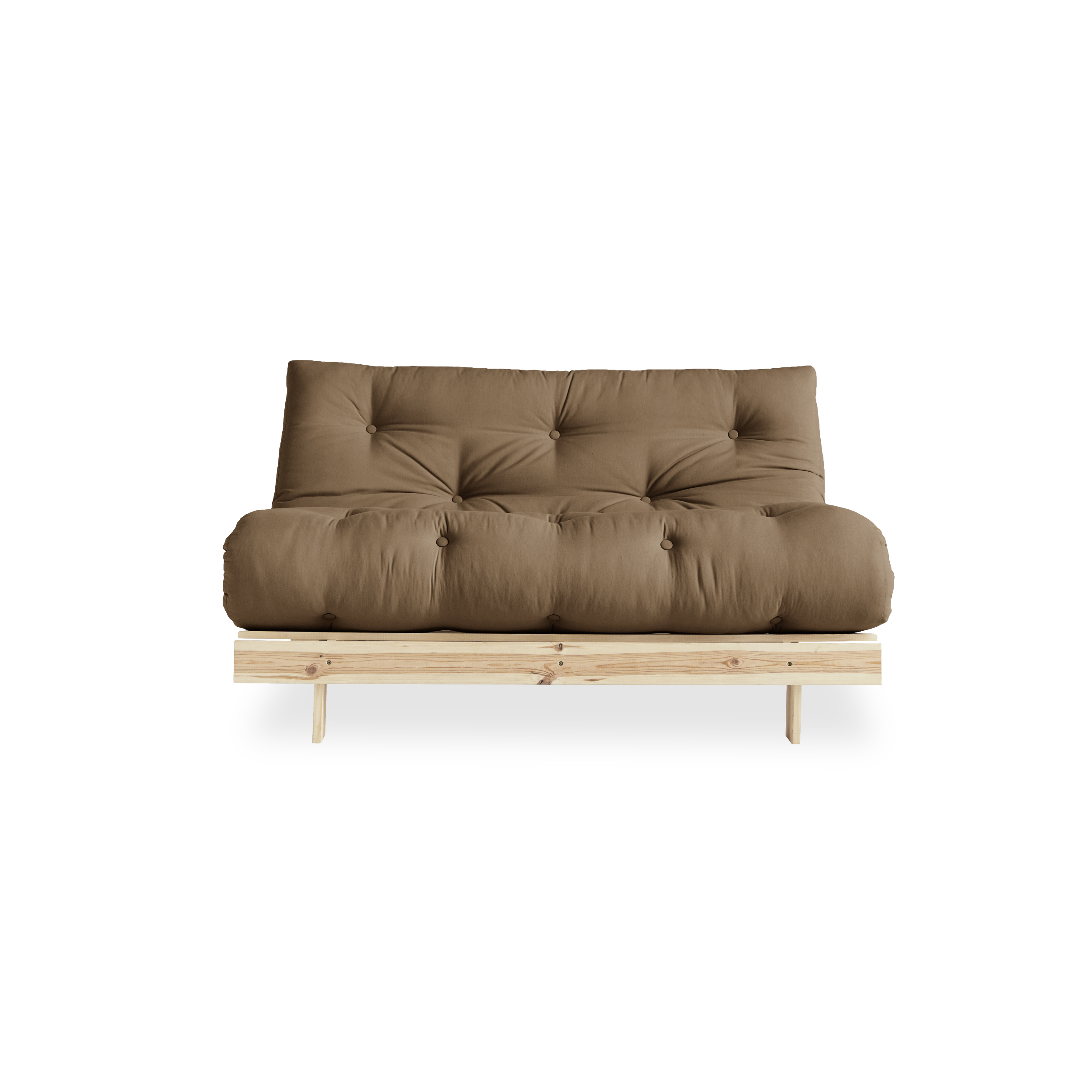 Karup Design Roots Bäddsoffa Natur/Mocca 140cm