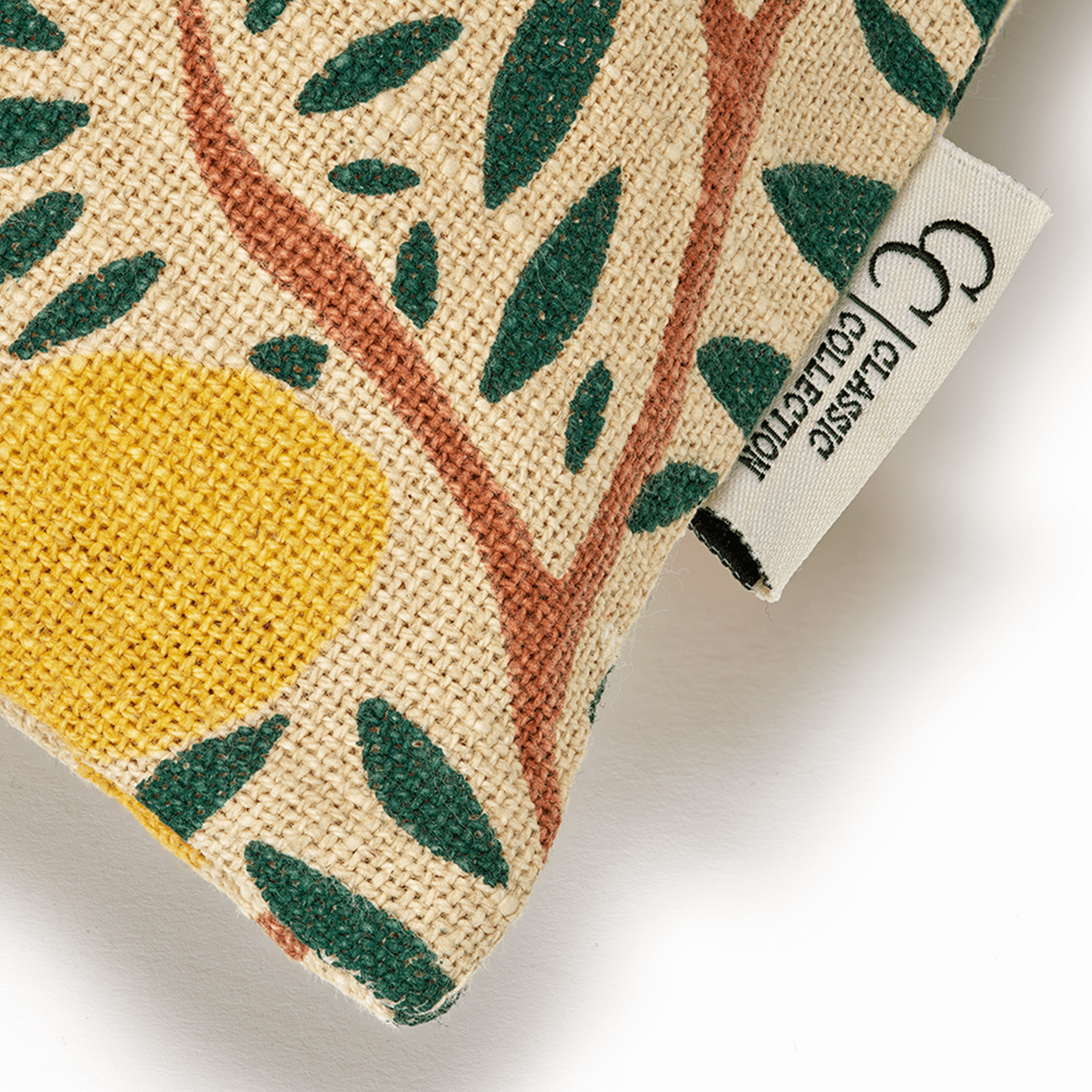 Classic Collection Lemon Garden Putetrekk Mørkegrønn 50x50