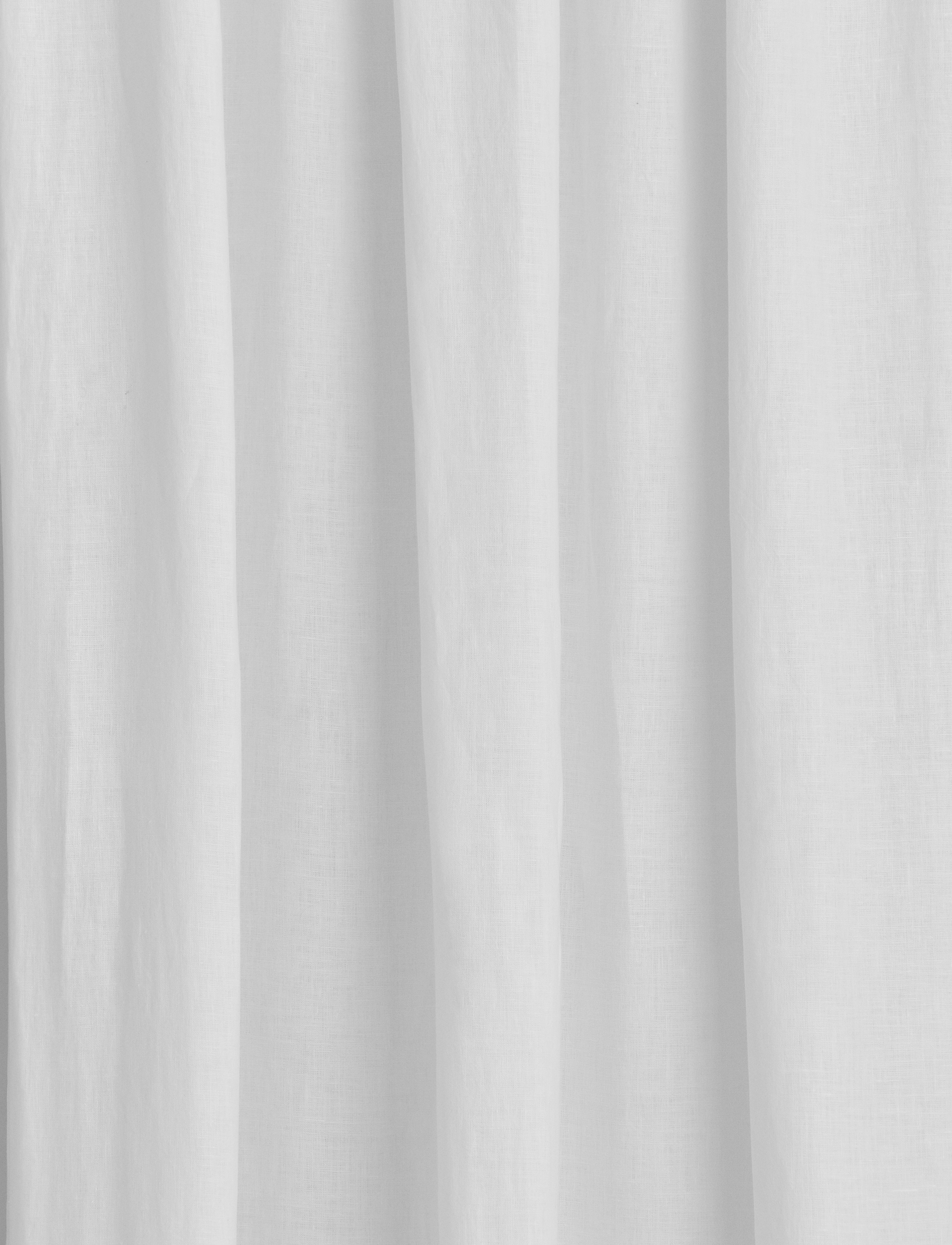 Himla Sunshine Gardinenlänge Leinen Weiß 290cm