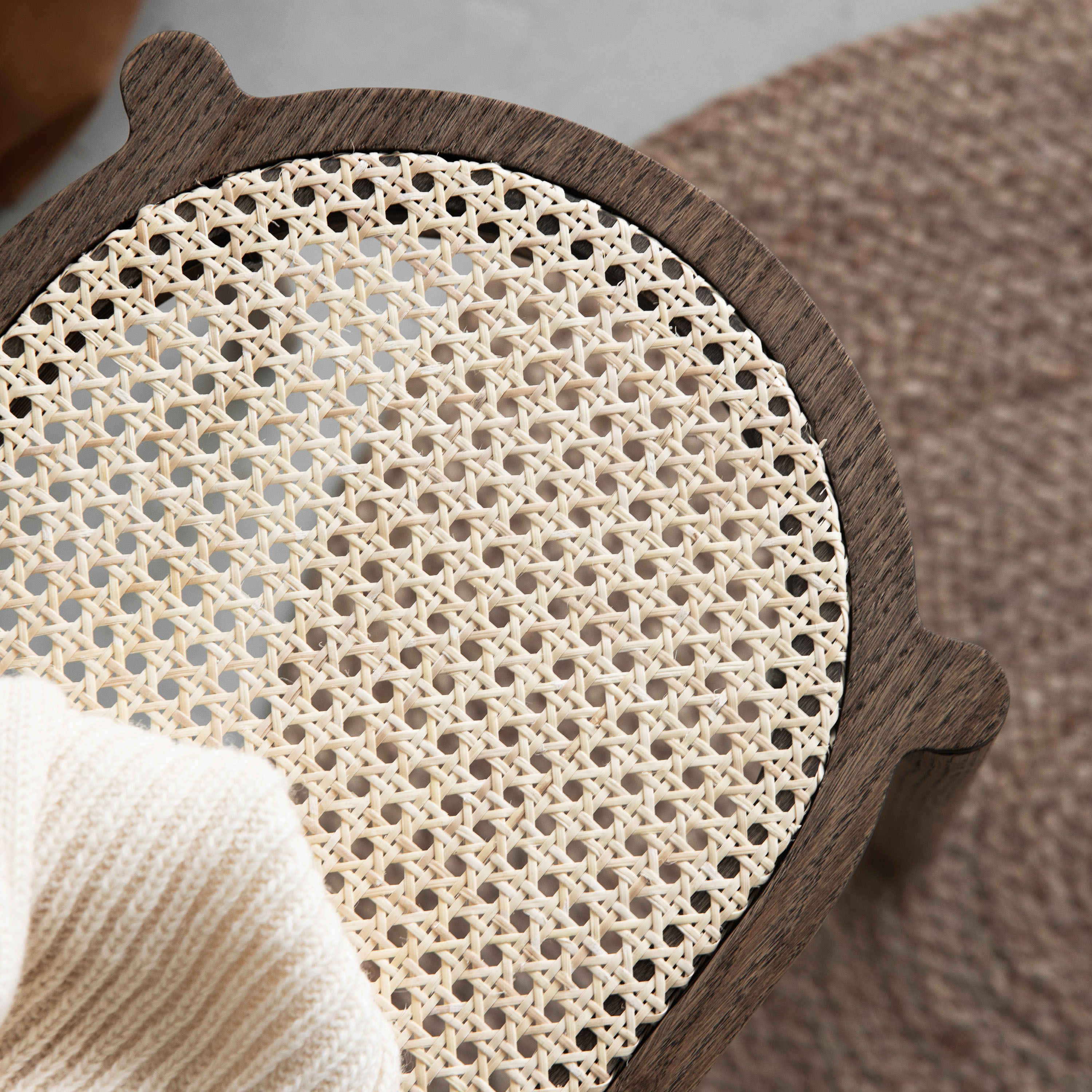 Northern Pal Benk Smoked Oak/Light Mesh 80cm