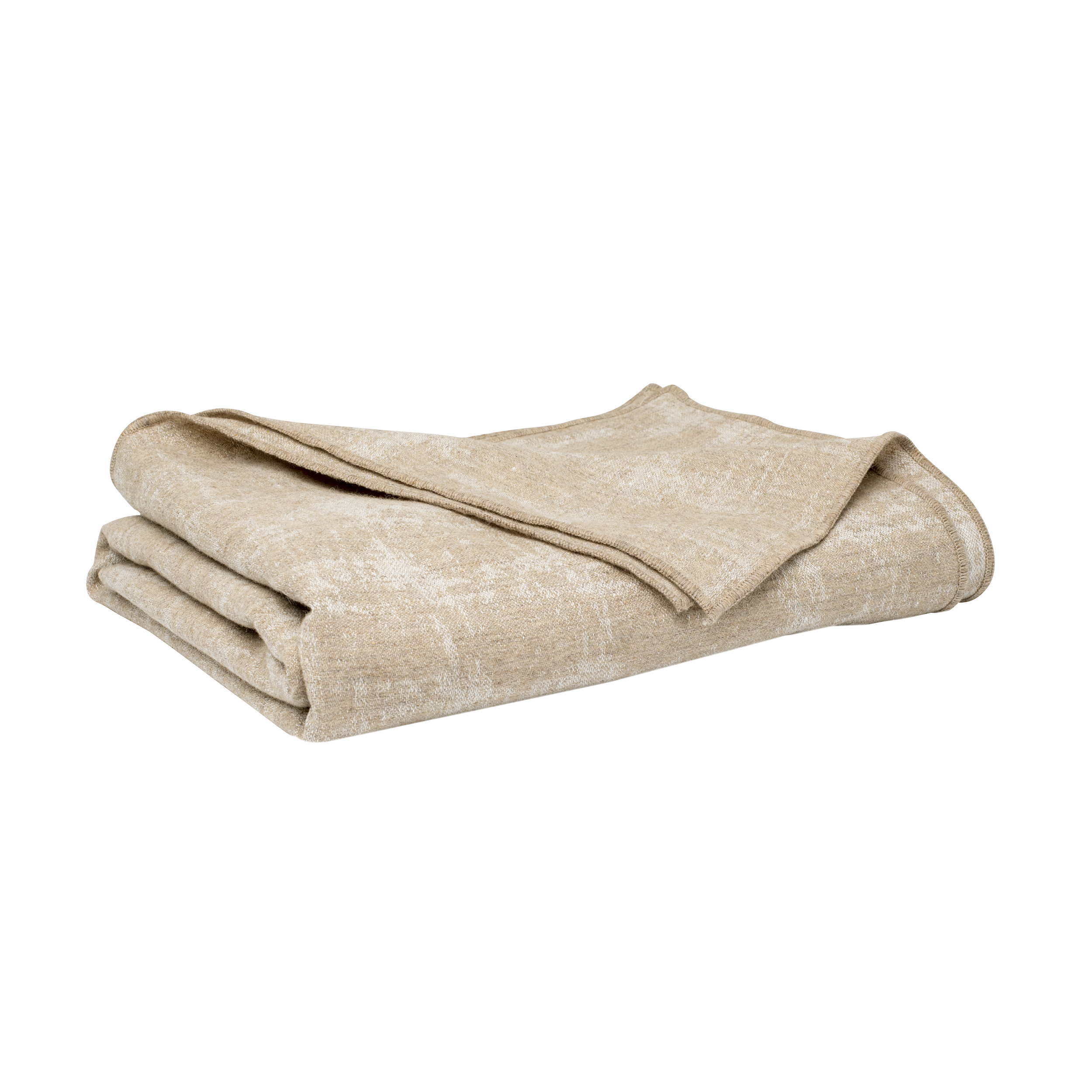 Mille Notti - Bergamo Peitto Beige 140x220 - 45% Ull, 40% Lin, 15% Polyamid - Huovat
