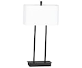 Luton Bordslampa Svart/Vit 65cm