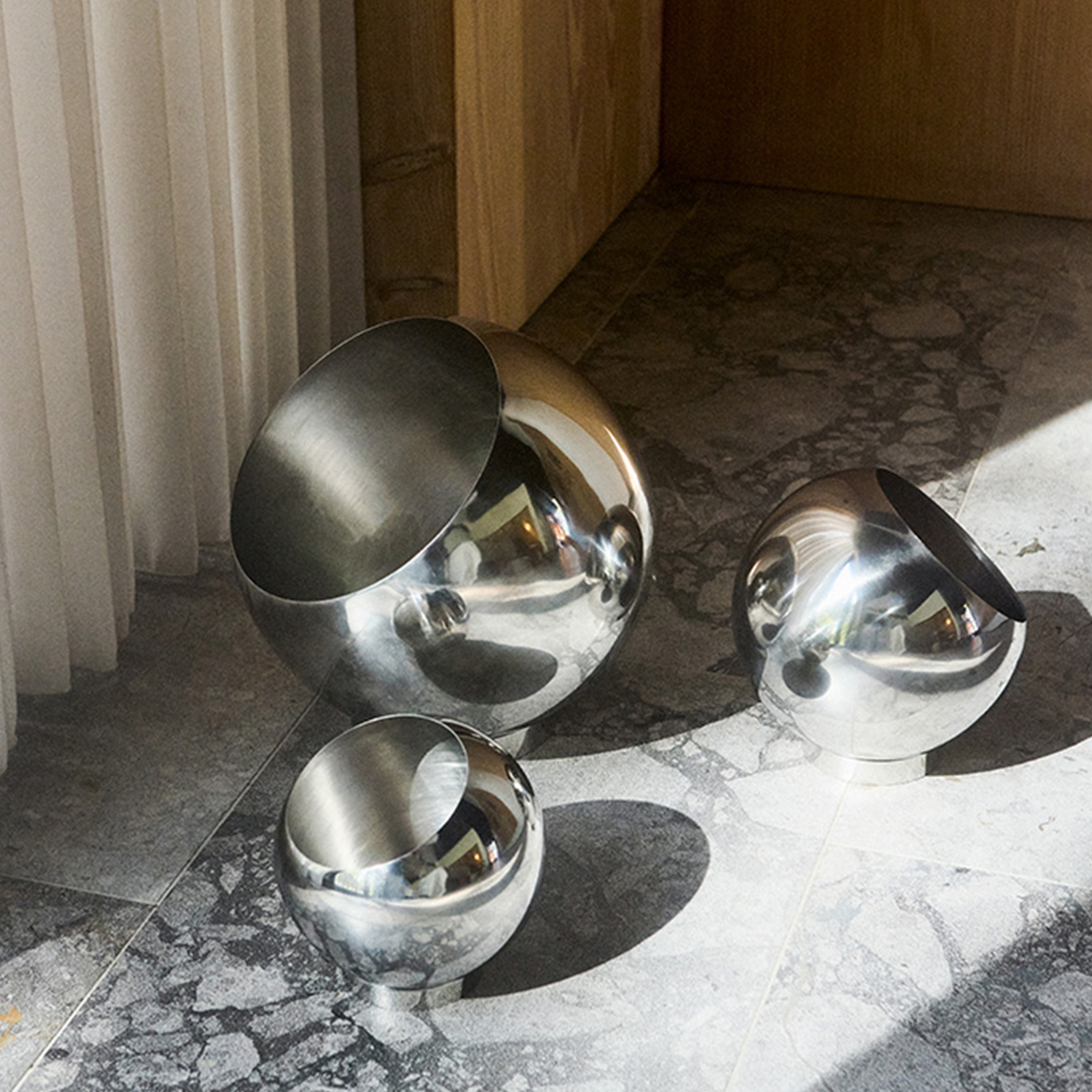 AYTM Globe Krukke Sølv Ø37