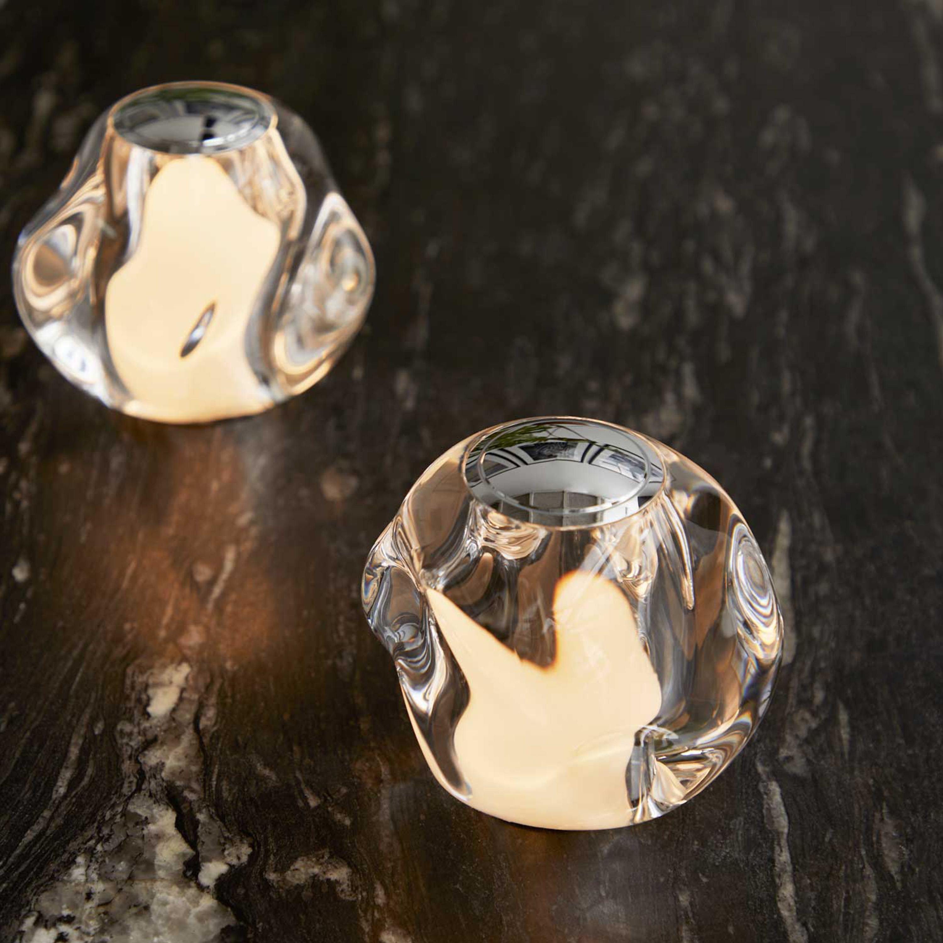 LOOM Design Ice Ball Portabel Bordlampe Chrome