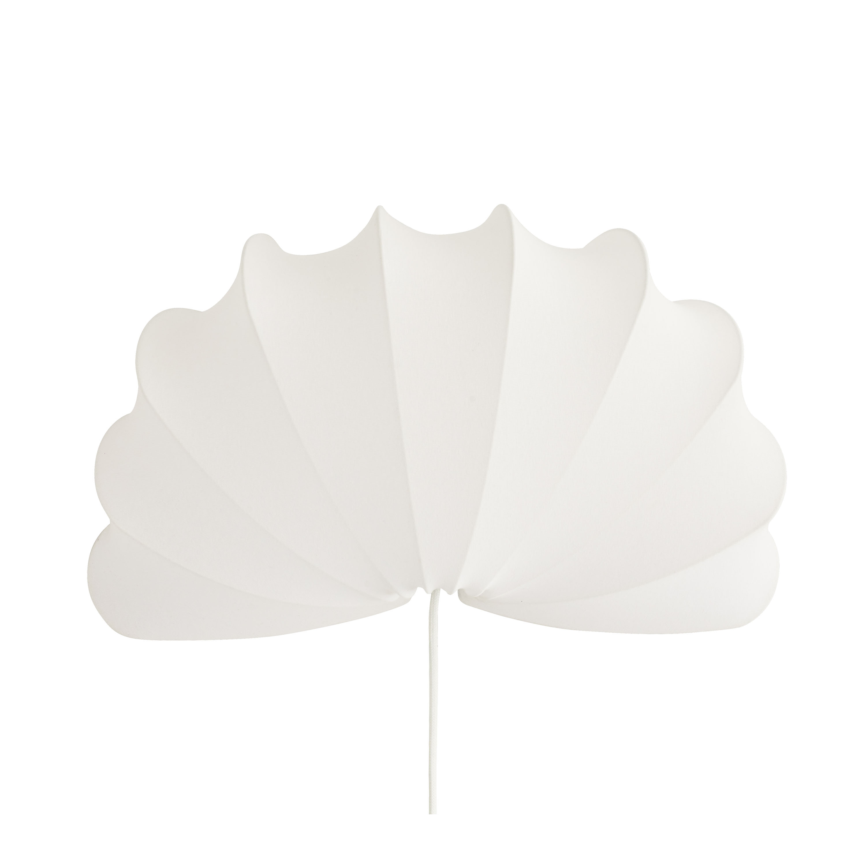 Anna Vägglampa Cotton White Large