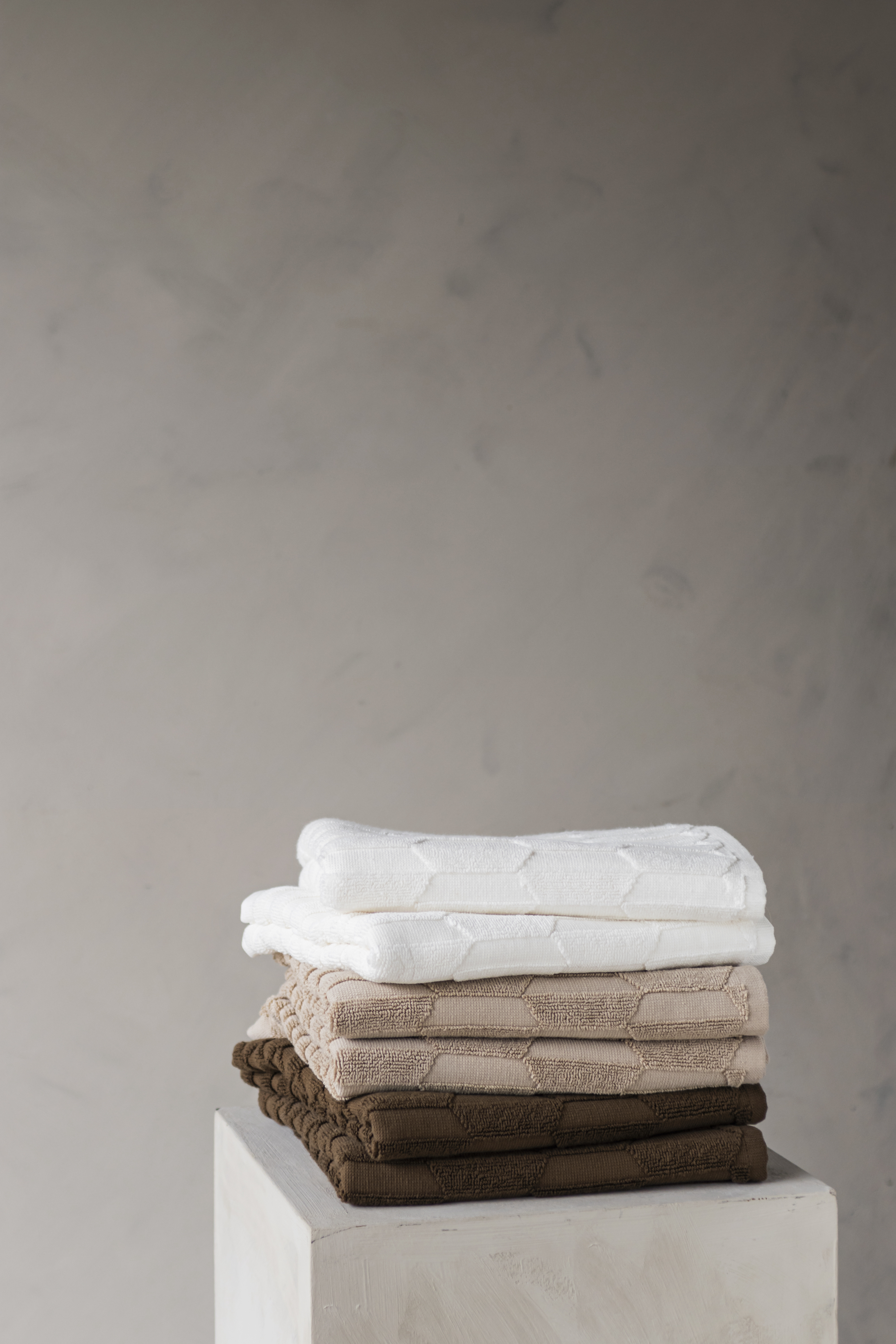 Mette Ditmer Geo Handtuch Schokolade 35x55 2er-Pack