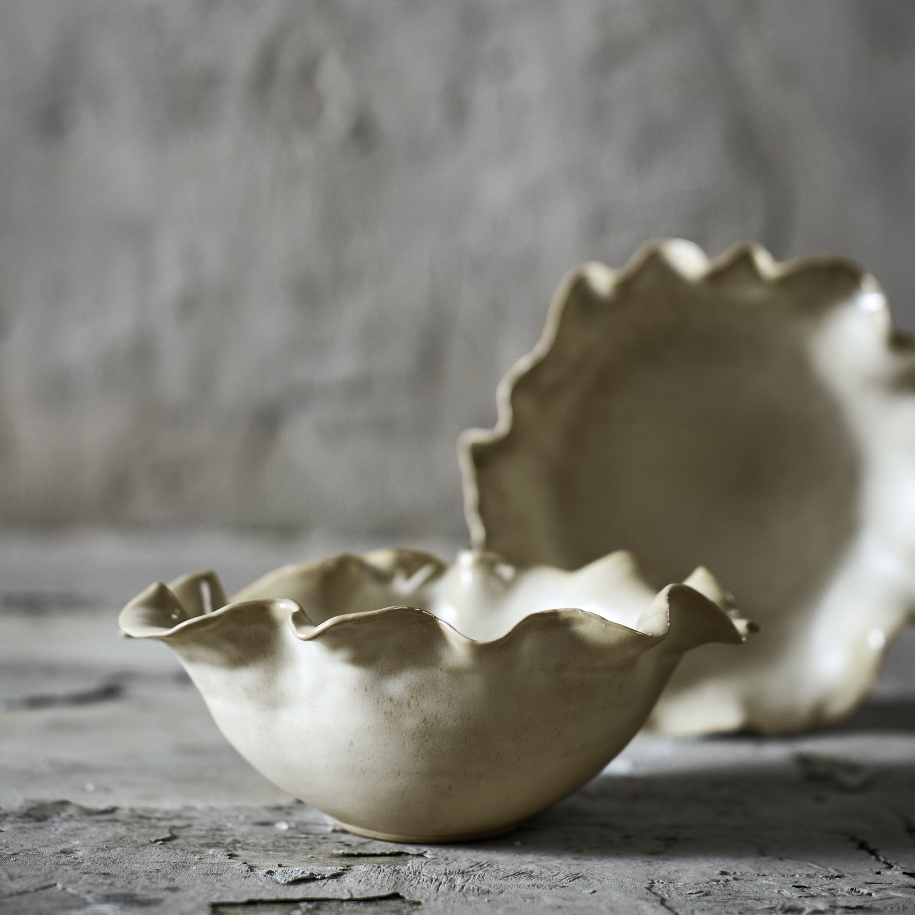 Muubs Saku Serveringsskål Cream Medium