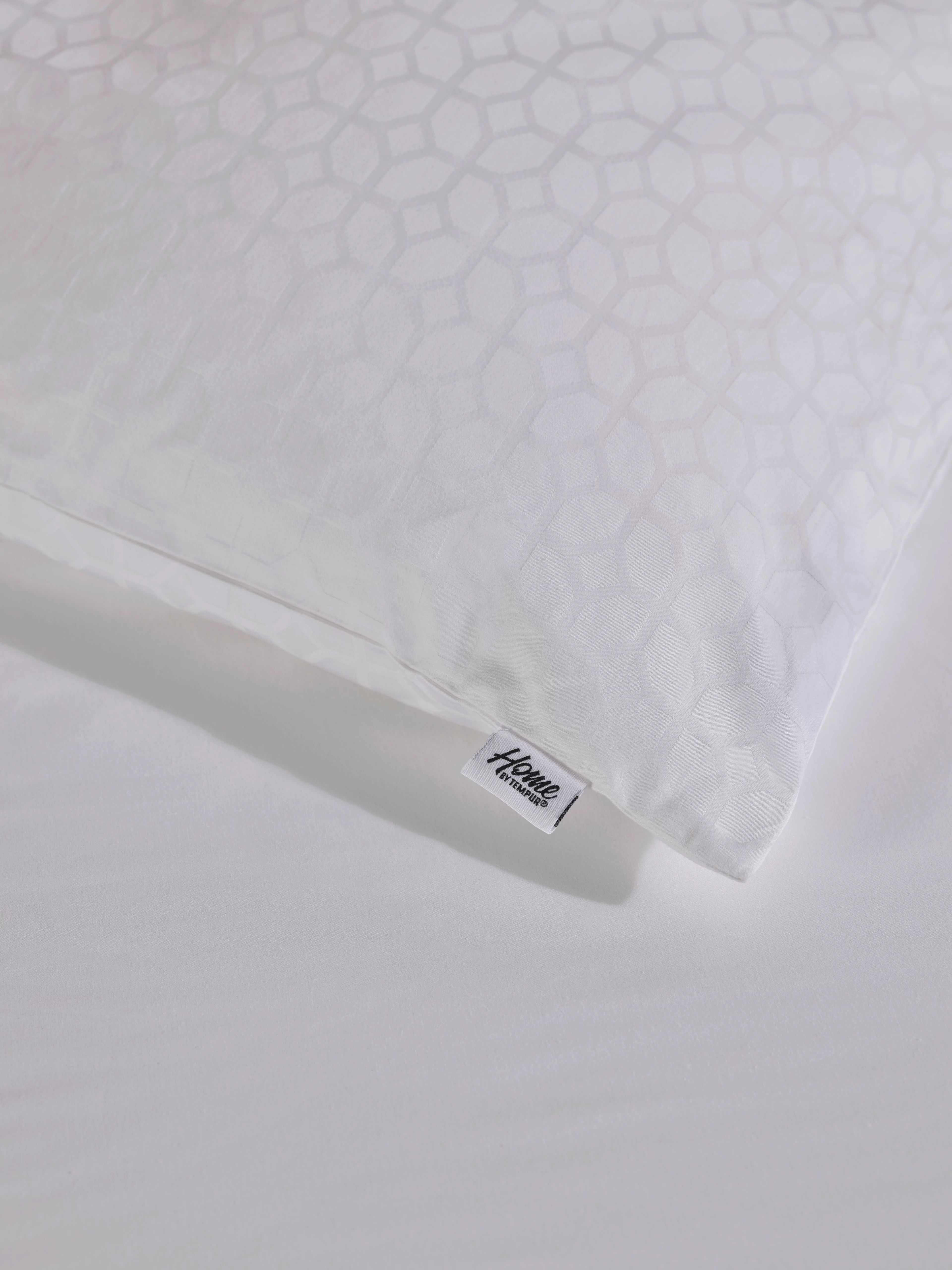 Tempur Satin Luxe Jacquard Pussilakanasetti Valkoinen 150x210
