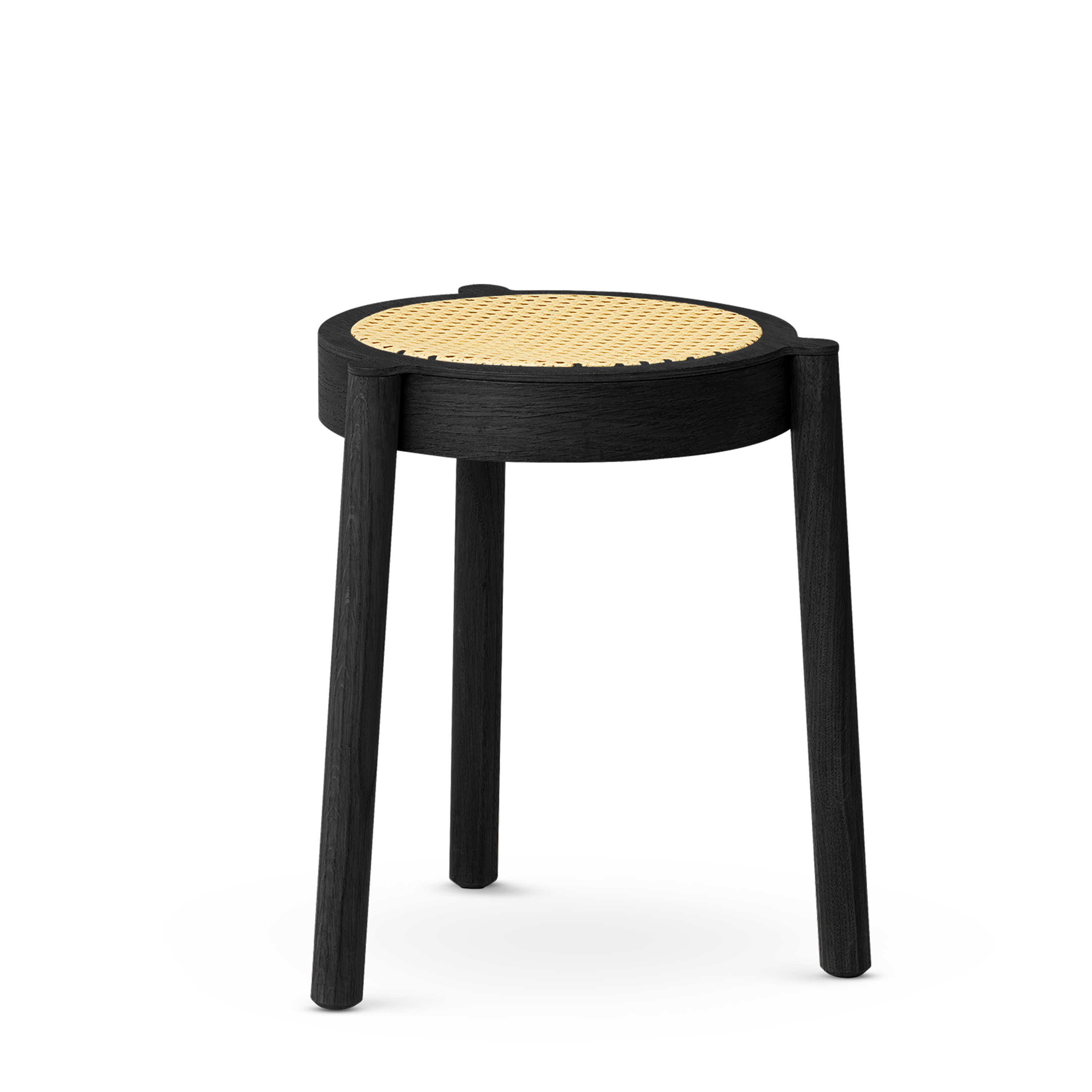 Pal Pall Black Painted Oak/Light Mesh