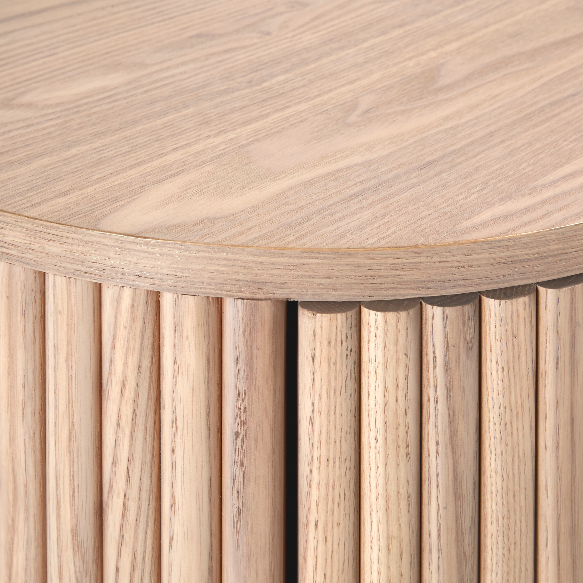 Nordic Home Kajsa Sidobord Whitewash Höger Ø40