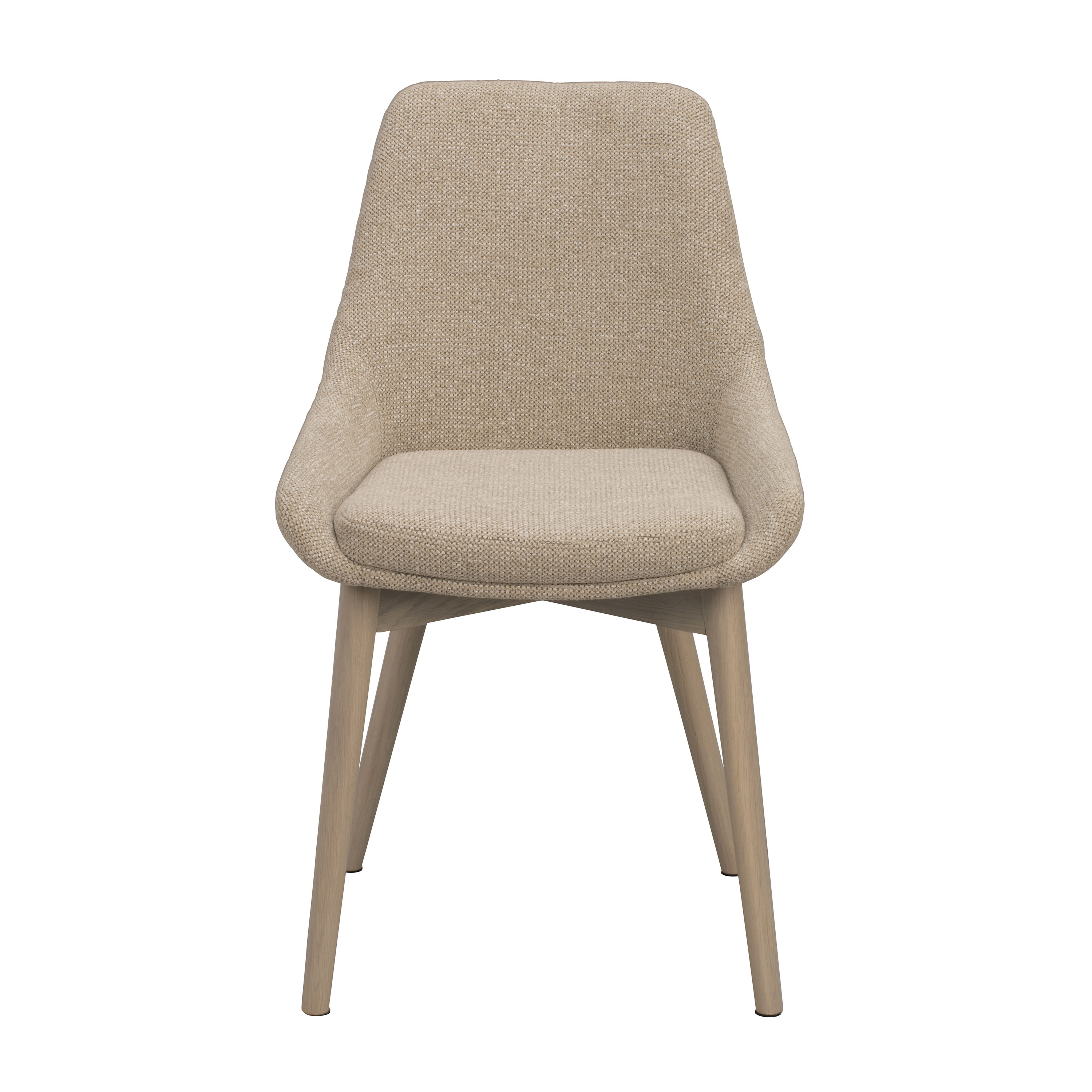 Denley Matstol Ljusbeige/Vitpigmenterad