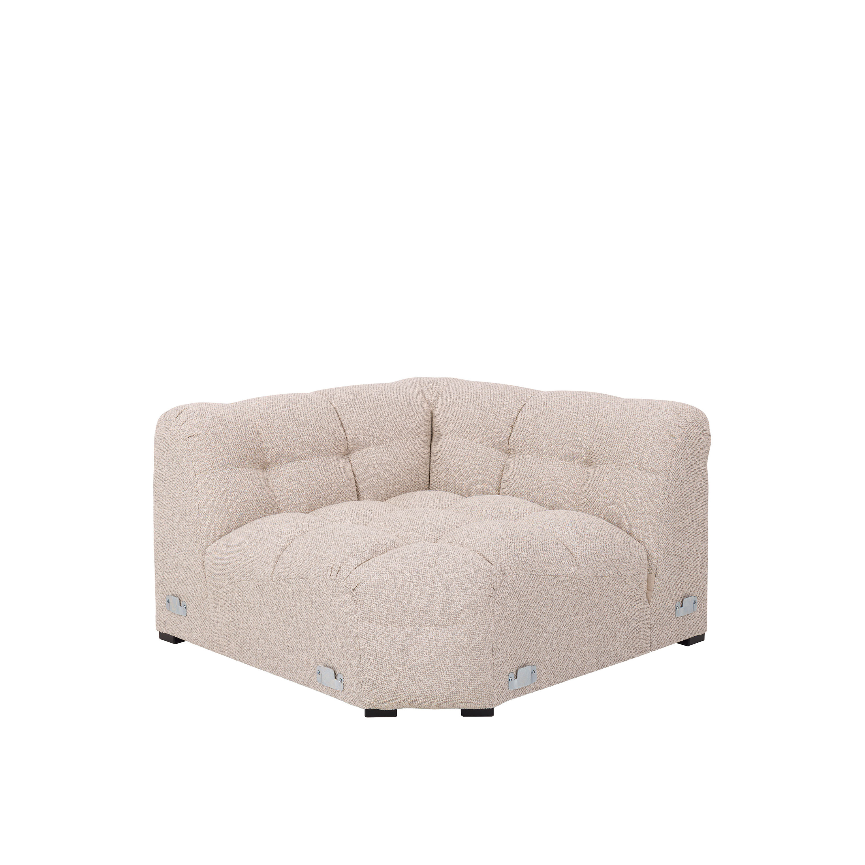 Billie Hjørnemodul Beige Bouclé 120cm