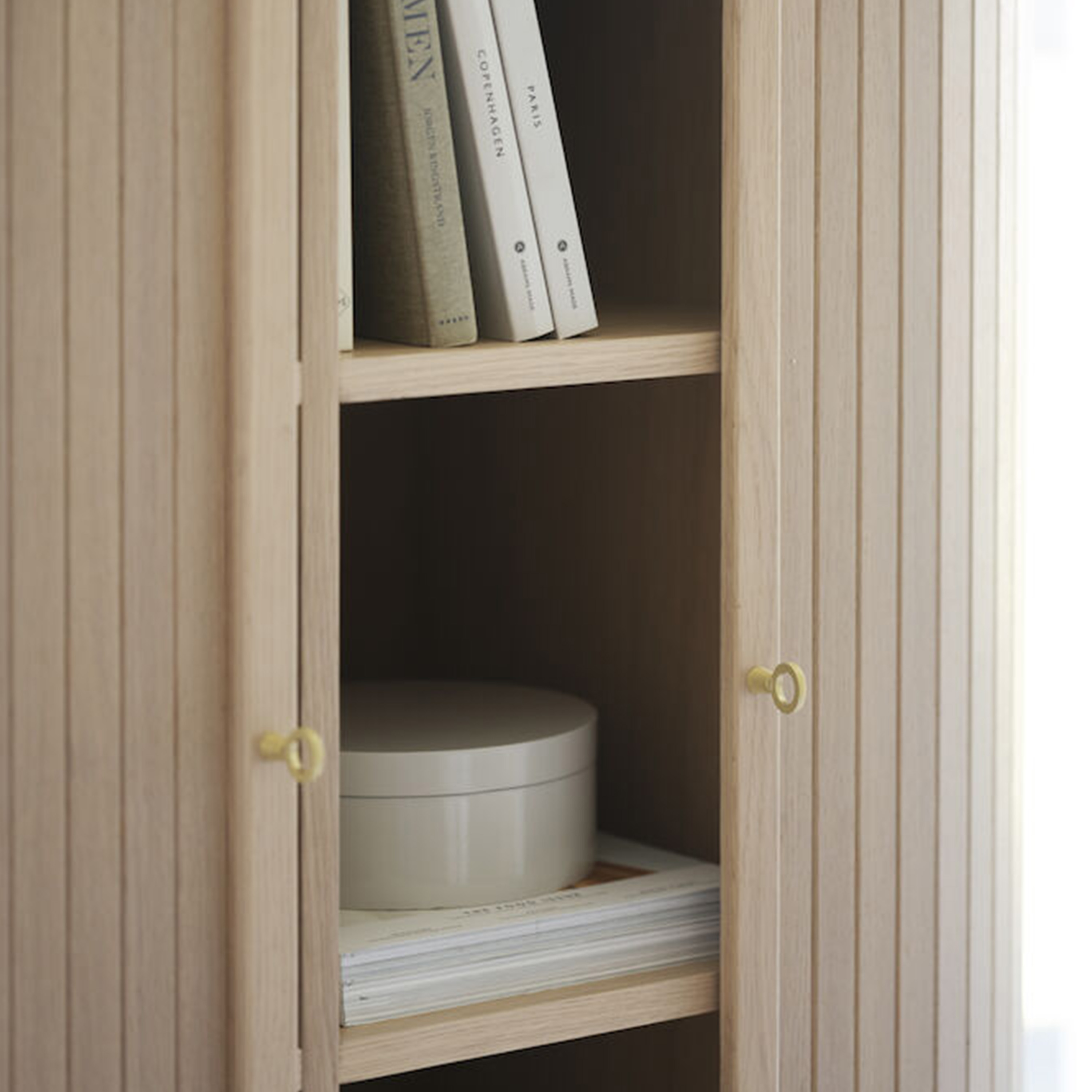 Rowico Home Haddington Skåp Vitpigmenterad/Svart102cm