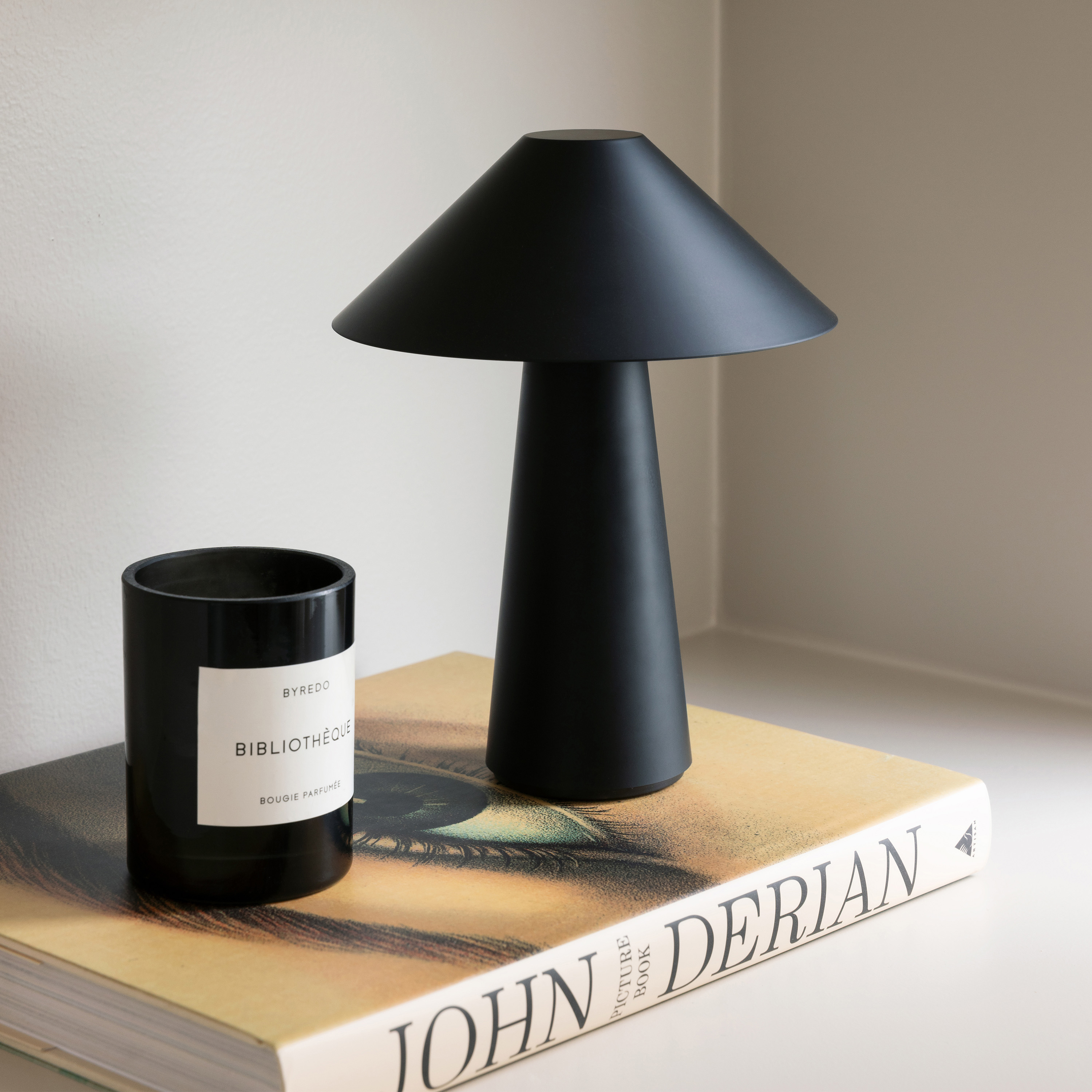 Globen Lighting Cannes Kannettava Pöytävalaisin Musta 26cm