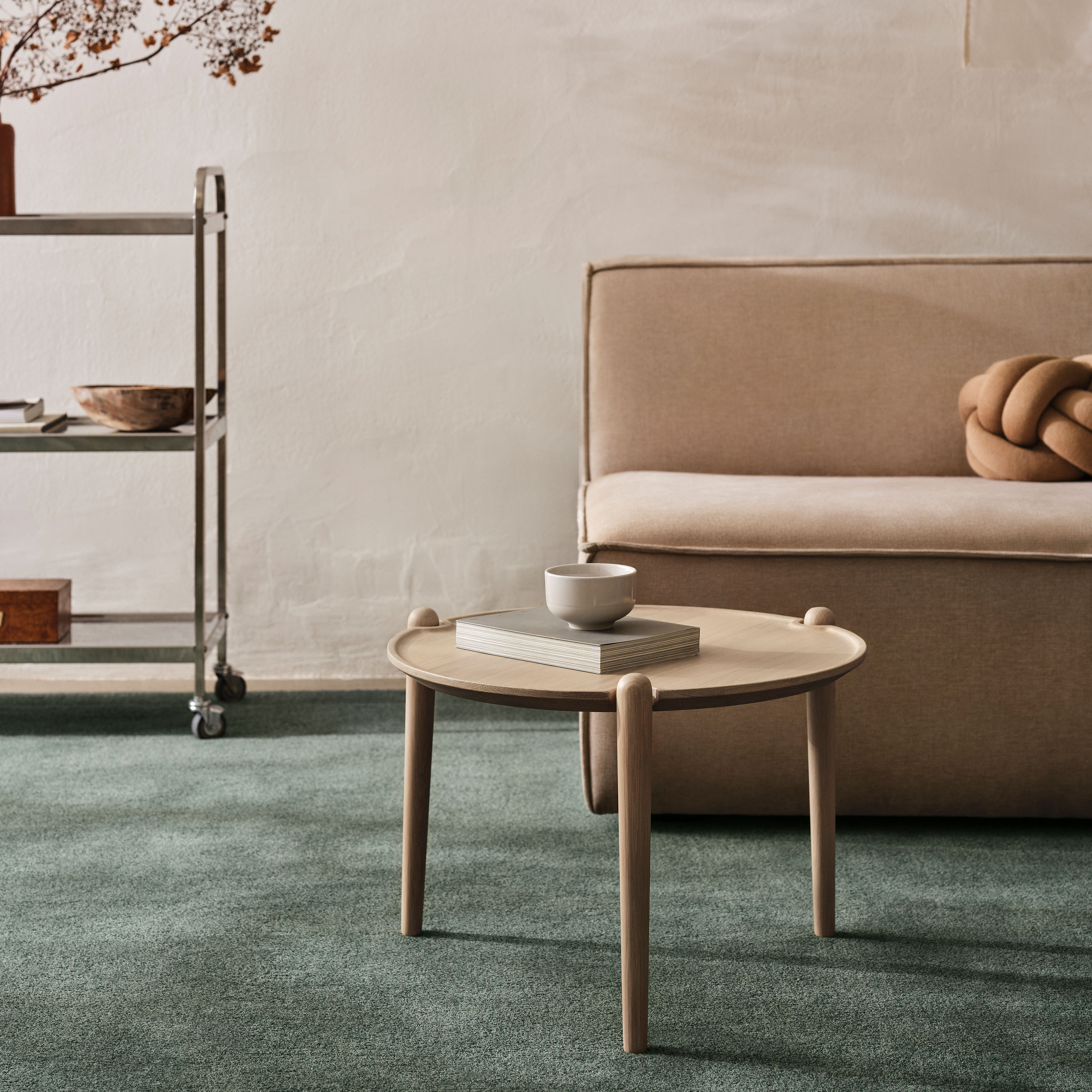 Design House Stockholm Aria Sidobord Light Oak Low