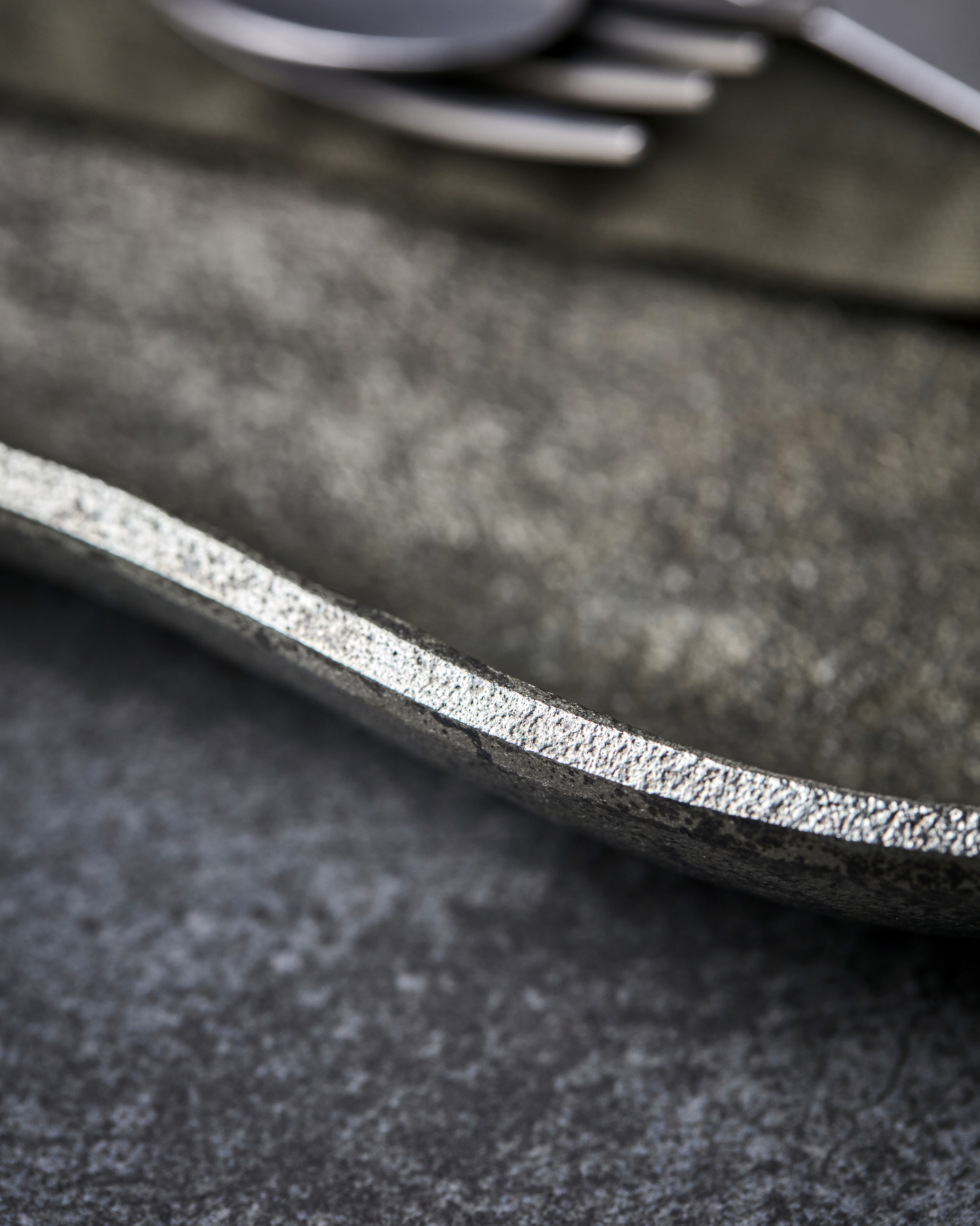 House Doctor Talas Tablett Antik Metallisch Ø50