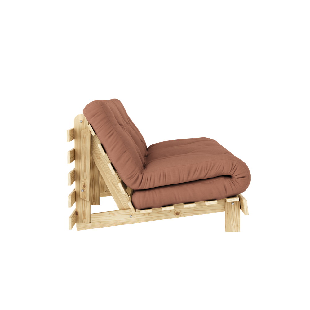 Karup Design Roots Bäddsoffa Natur/Clay Brown 160cm