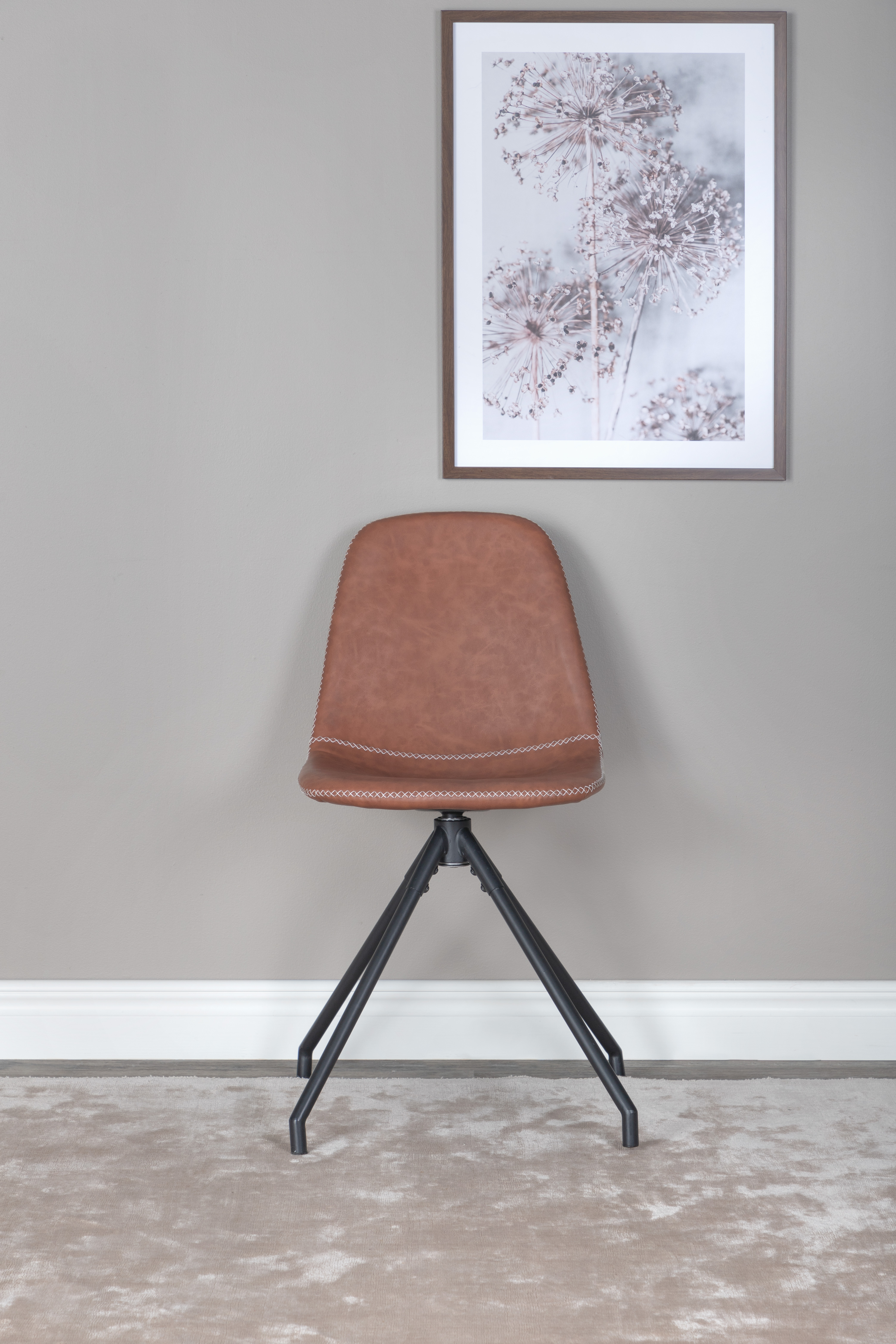 Venture Home Susanne Matstol Konstläder Brun