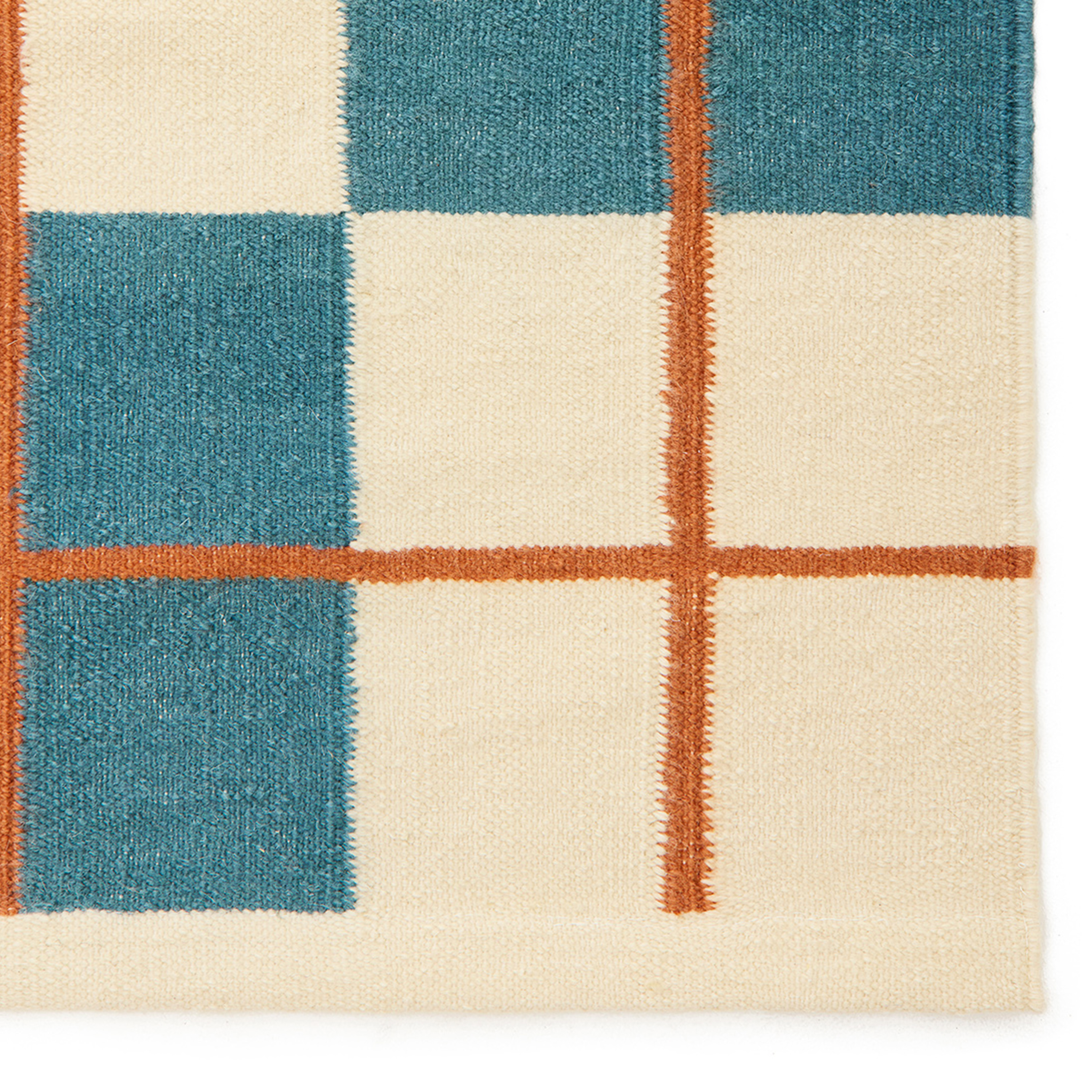 Chhatwal &amp; Jonsson Haveli Ullmatta Heaven Blue/Light Khaki/Rust 180x270