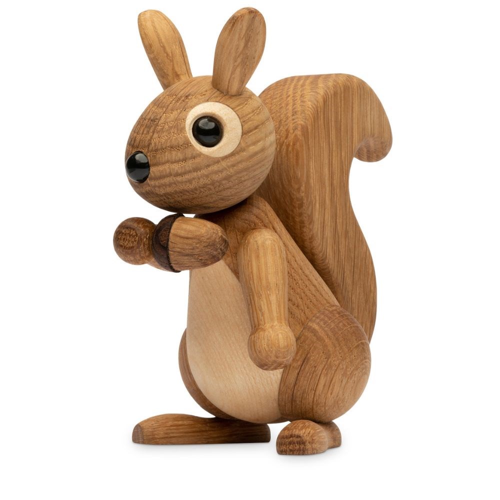 Hazel Squirel Dekoration Ek 11.5cm