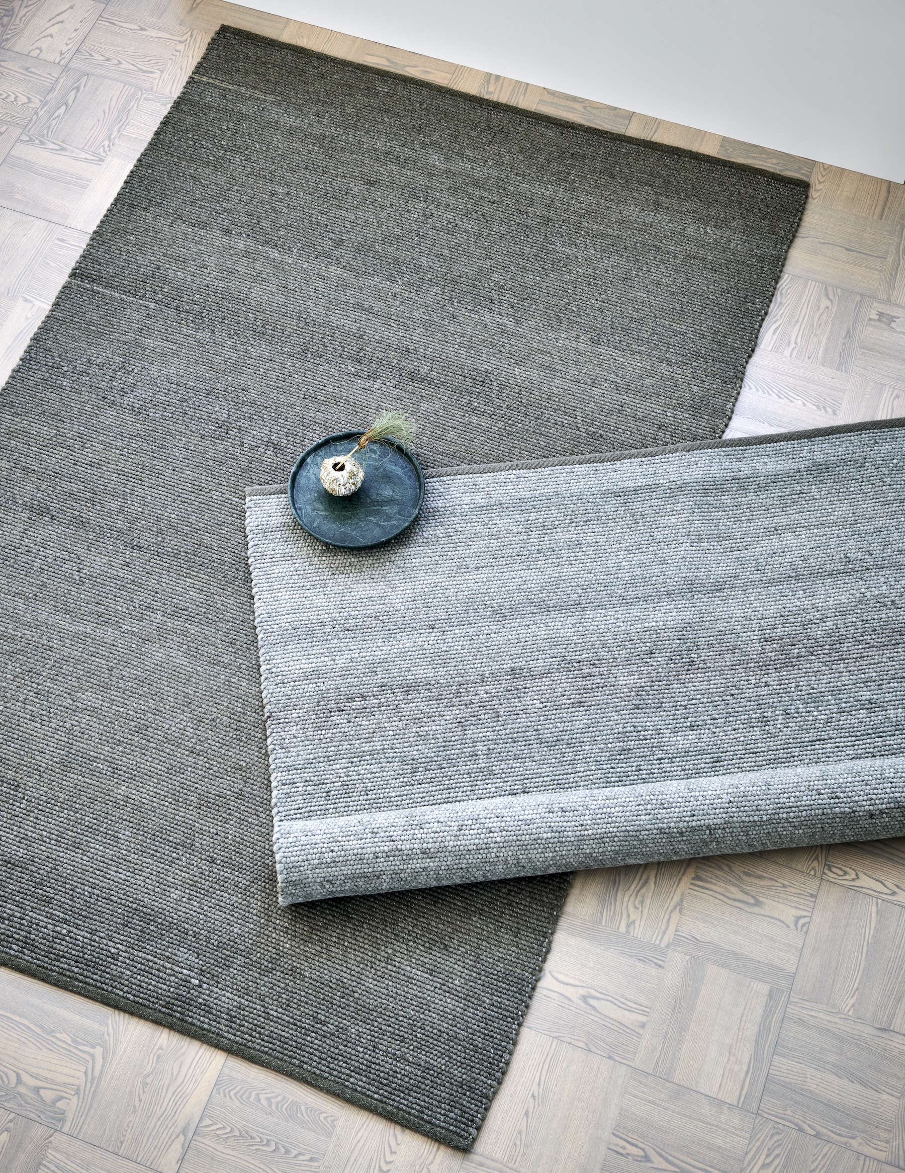 Classic Collection Merino Ullteppe Mørkegrønt 140x200