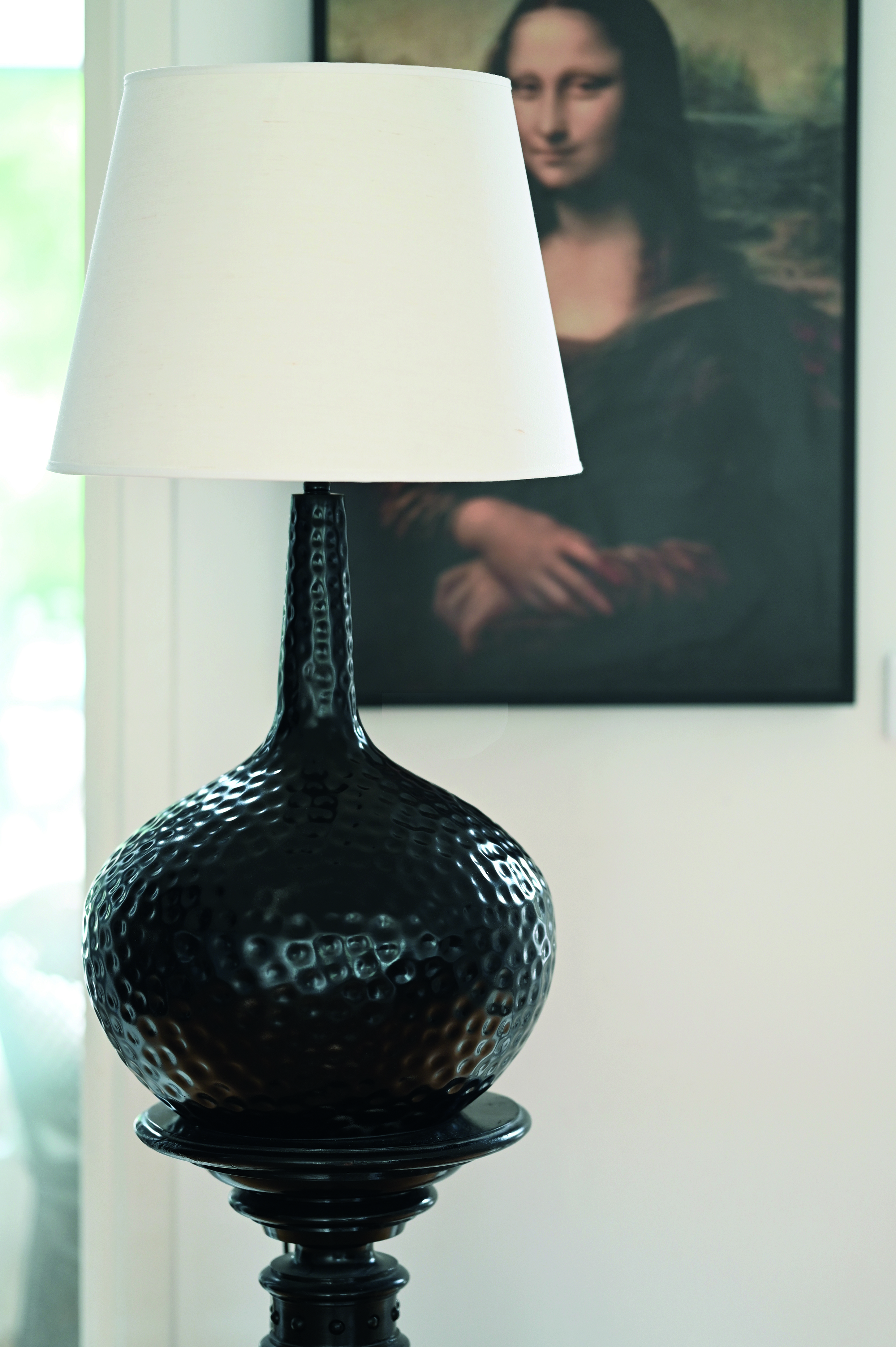 Hallbergs Belysning Stanton Lampunjalka Musta 57cm