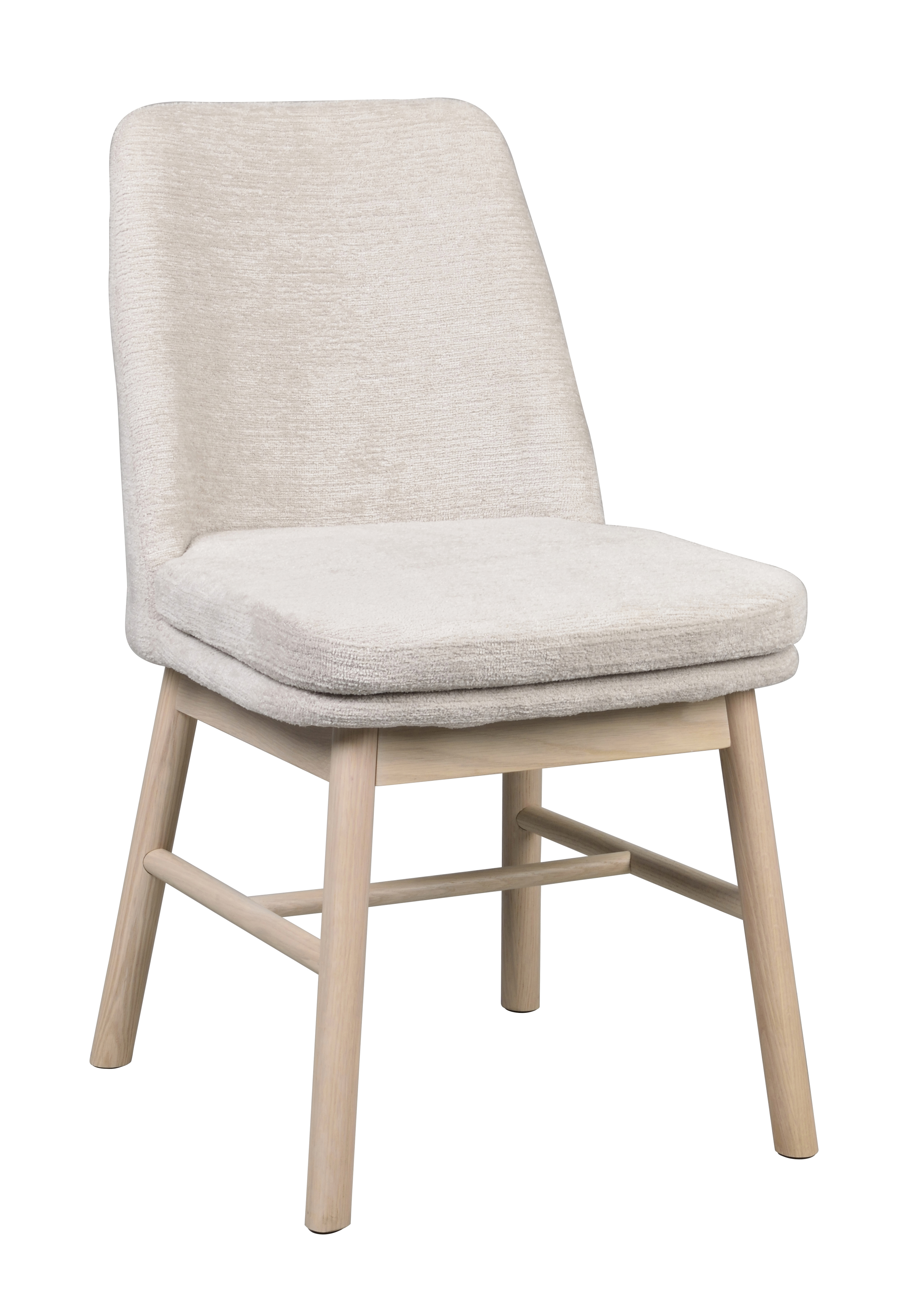 Amesbury Matstol Ljusbeige/Vitpigmenterad