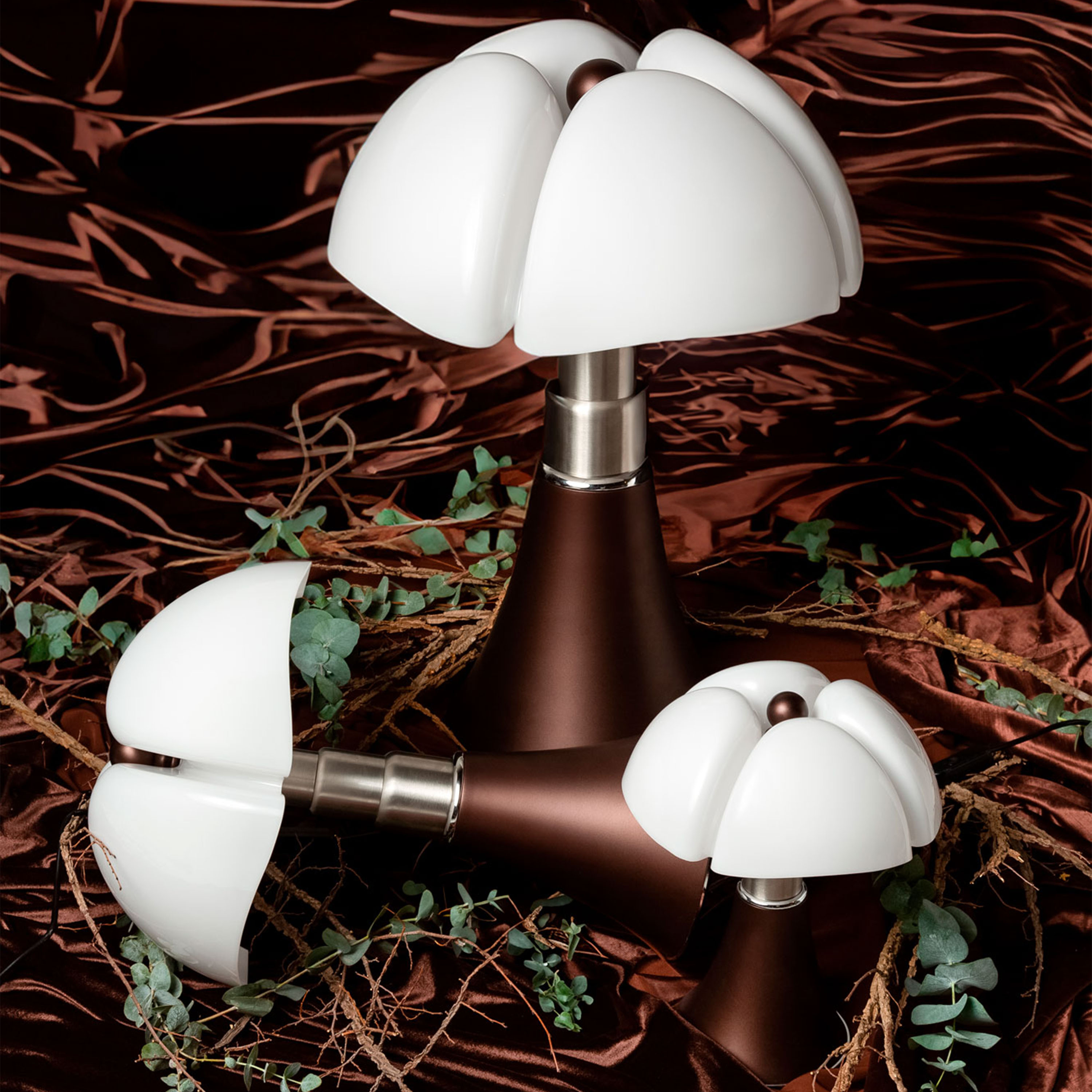 Martinelli Luce Pipistrello Mini Bordslampa Dimbar LED Bronze