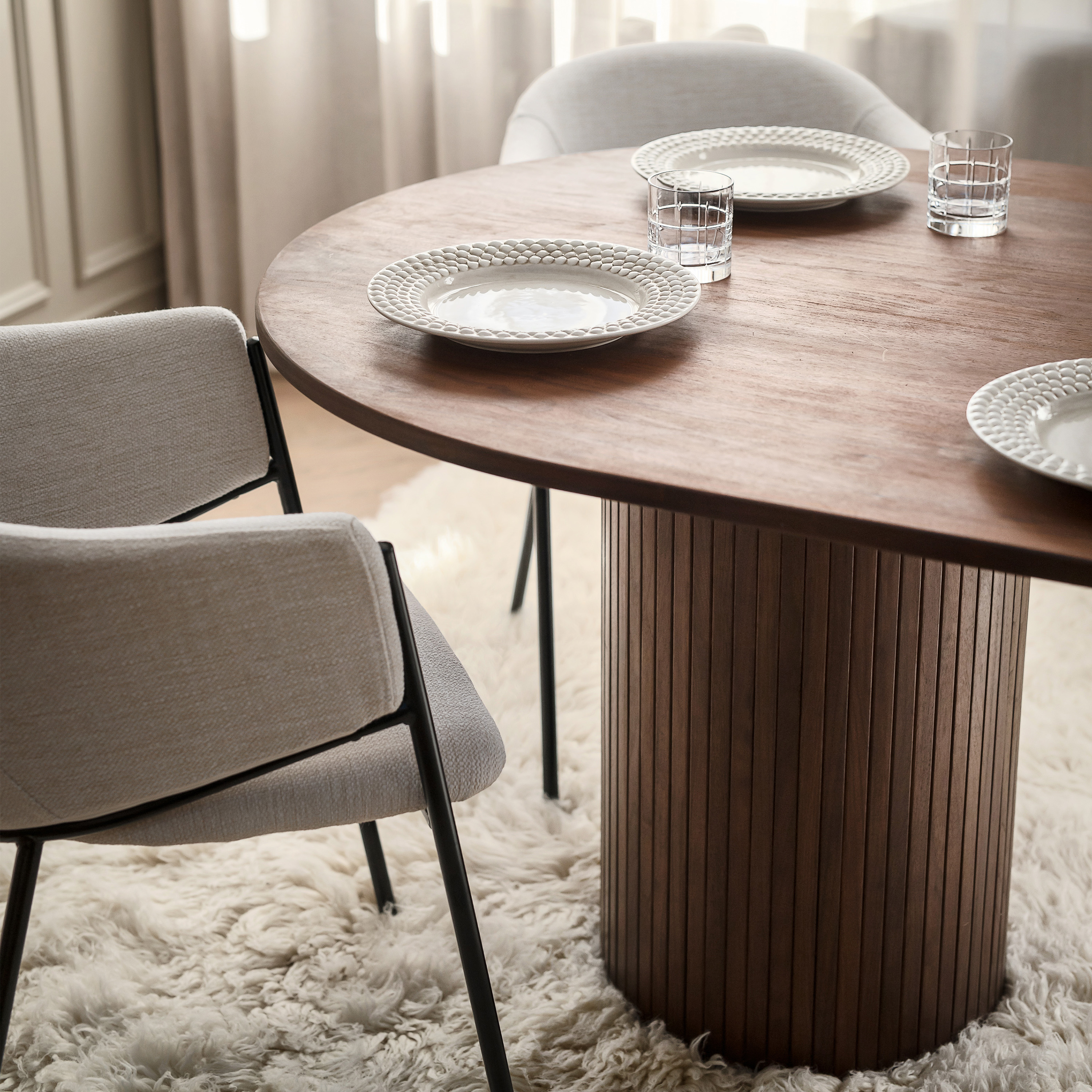 Sleepo Collection Adele Spisebord Brunbeiset 220x100